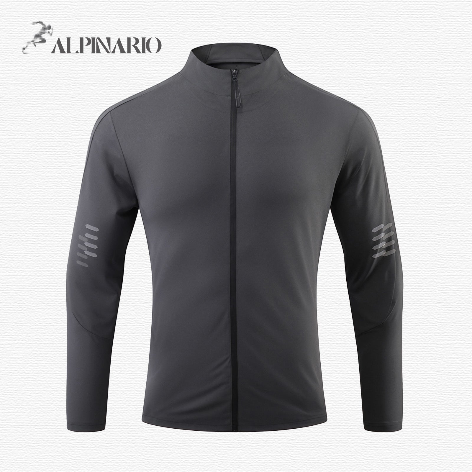 Quick-Dry Polyester Stand Collar Jacket for Sports and Training