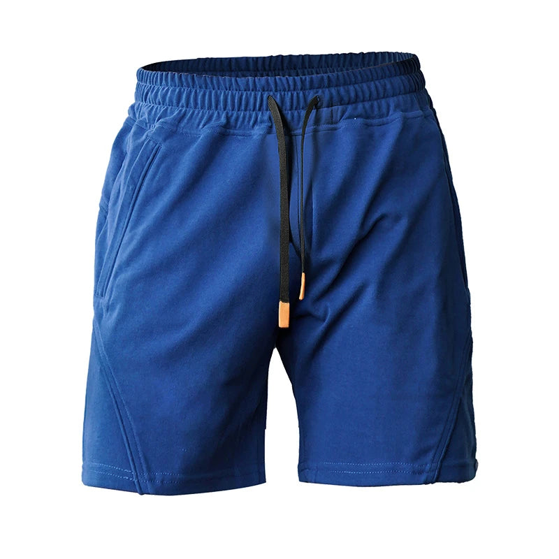 Breathable Moisture-Absorbing Spliced Quarter Shorts