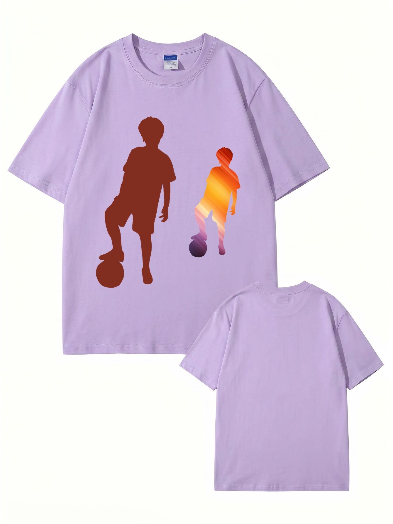 Soccer Boy Graphic Print T-Shirt - 22 Colors, Premium 200gsm Cotton