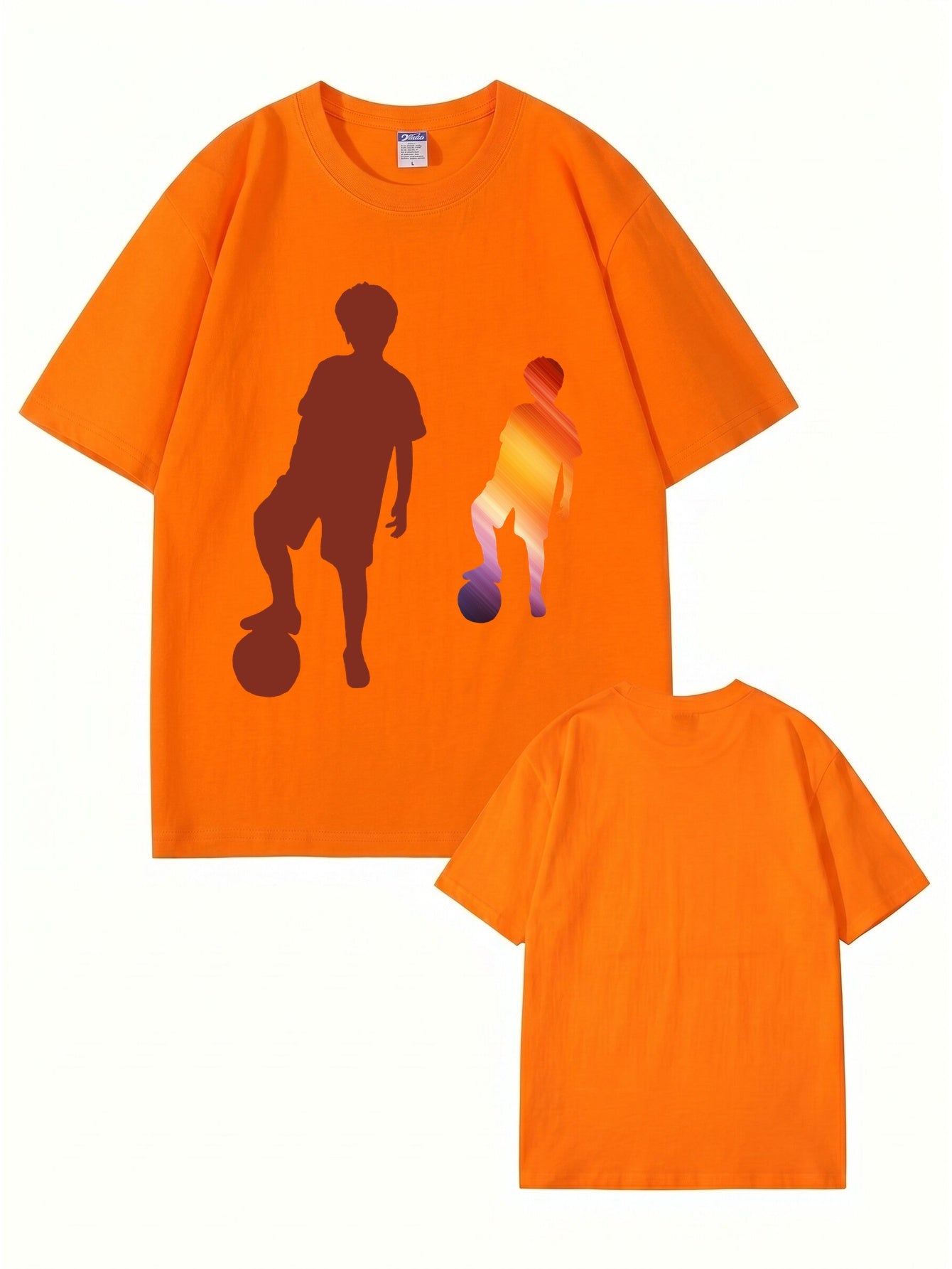 Soccer Boy Graphic Print T-Shirt - 22 Colors, Premium 200gsm Cotton