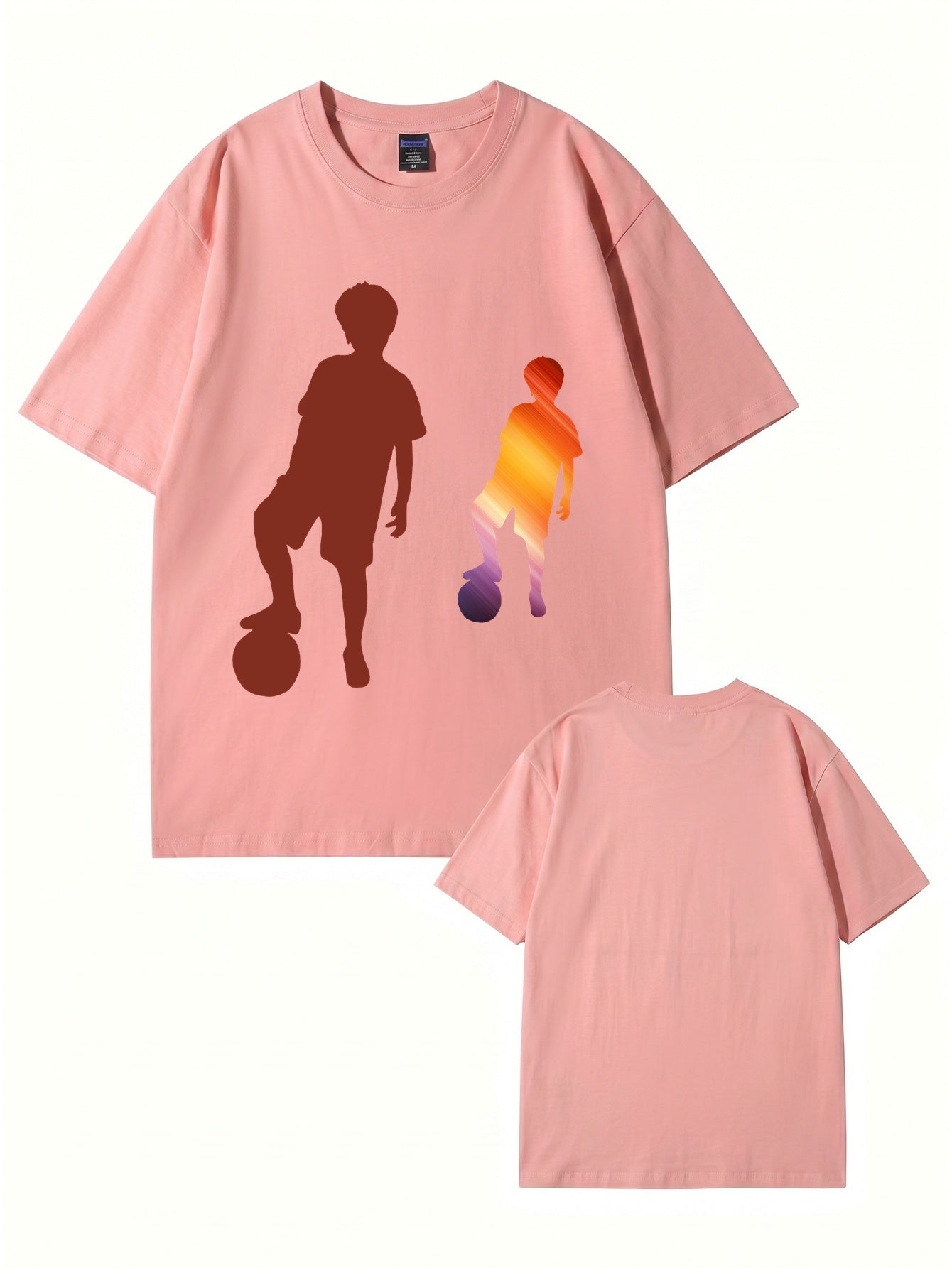 Soccer Boy Graphic Print T-Shirt - 22 Colors, Premium 200gsm Cotton