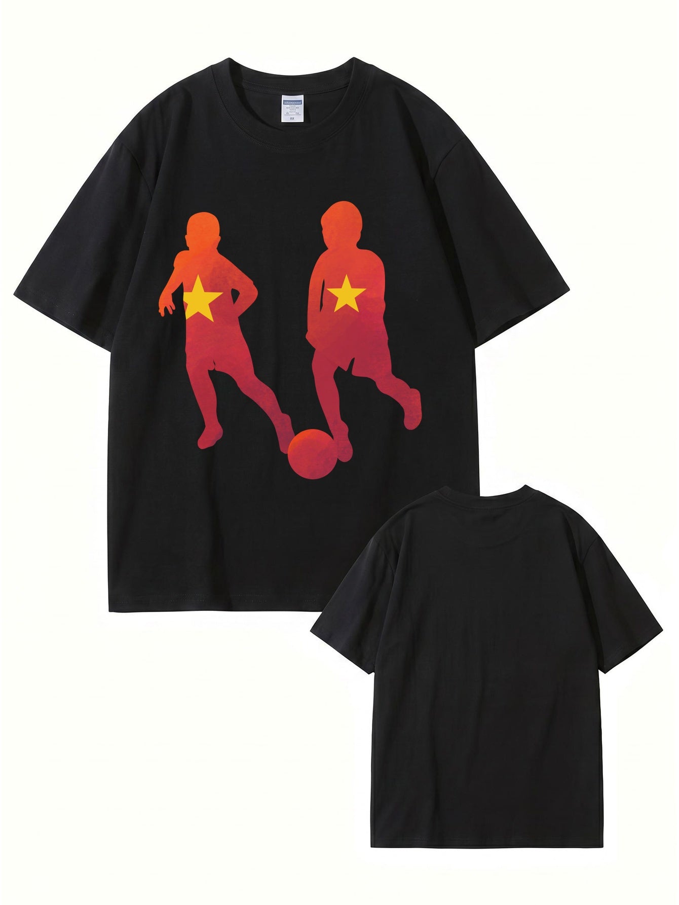 Vietnam Flag Soccer Kids Print T-Shirt - 22 Colors, 200gsm Premium Cotton
