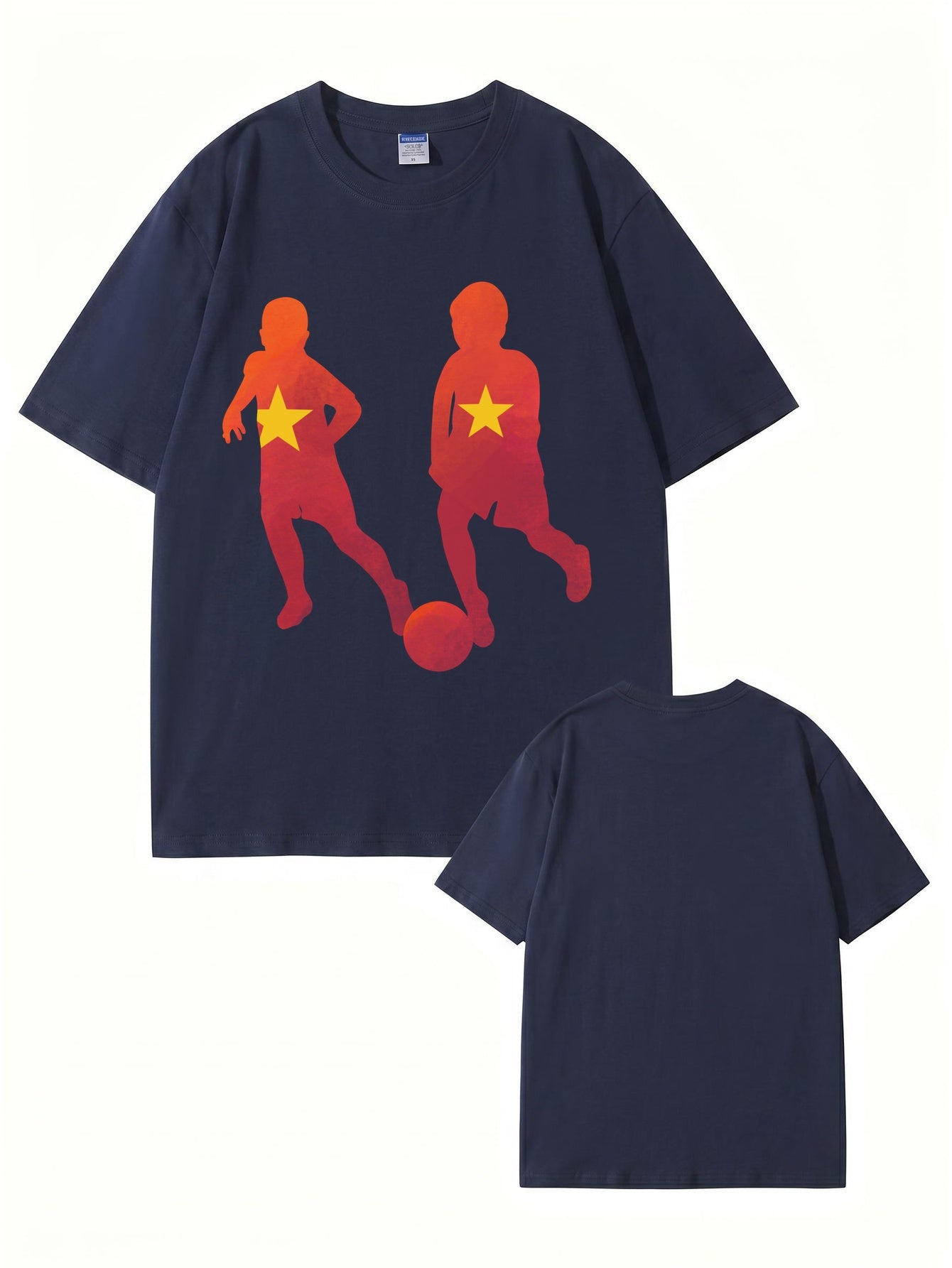 Vietnam Flag Soccer Kids Print T-Shirt - 22 Colors, 200gsm Premium Cotton