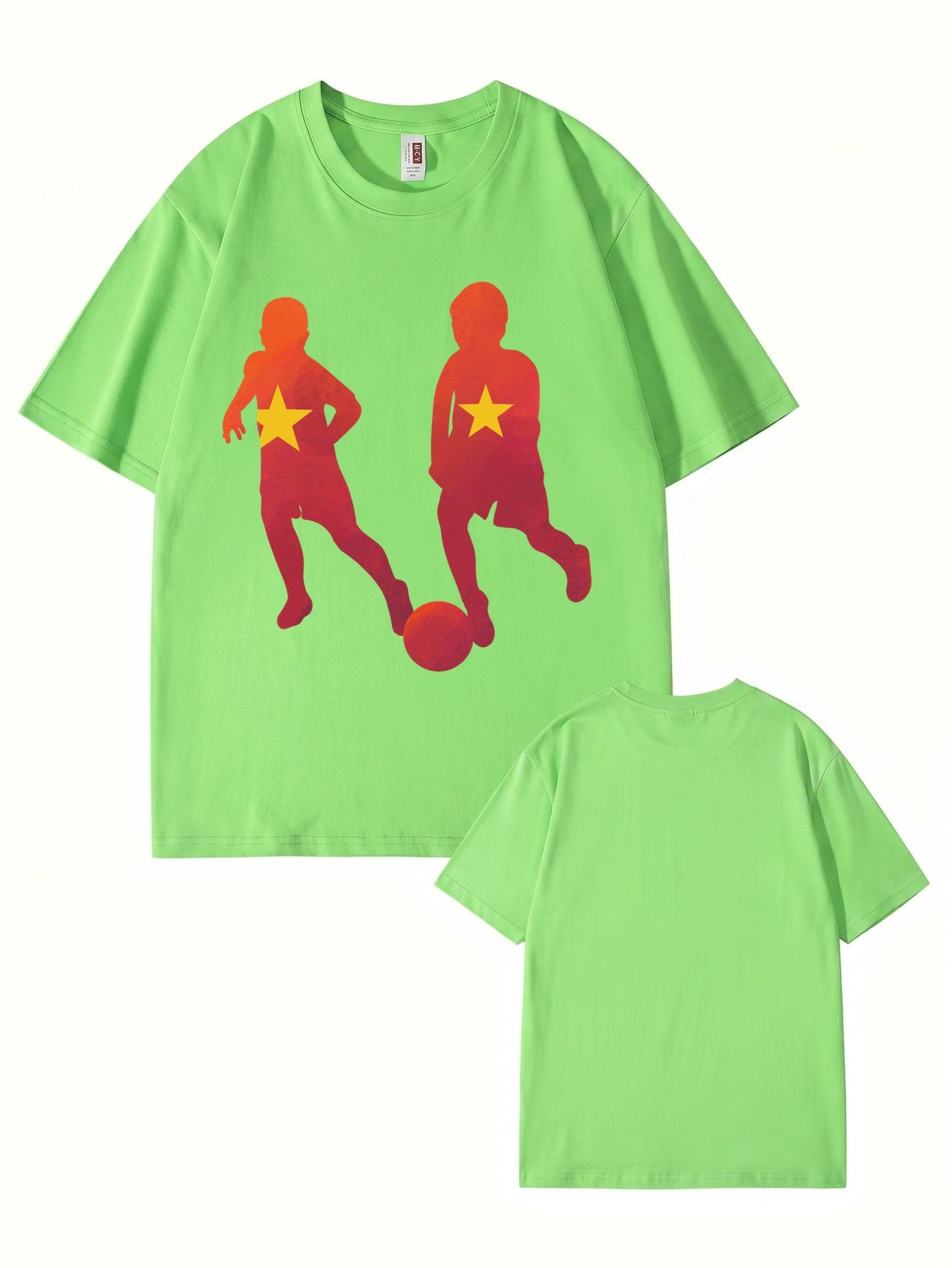 Vietnam Flag Soccer Kids Print T-Shirt - 22 Colors, 200gsm Premium Cotton