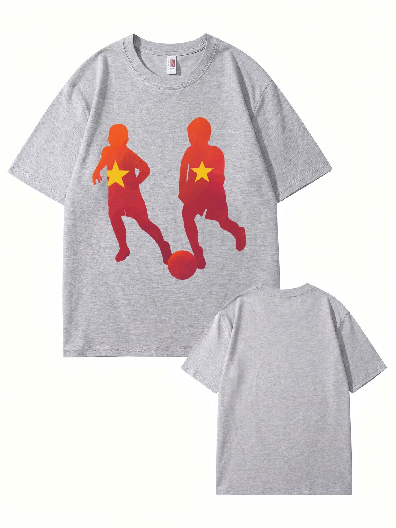 Vietnam Flag Soccer Kids Print T-Shirt - 22 Colors, 200gsm Premium Cotton