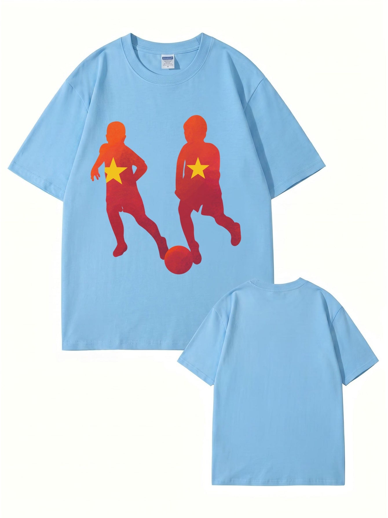 Vietnam Flag Soccer Kids Print T-Shirt - 22 Colors, 200gsm Premium Cotton