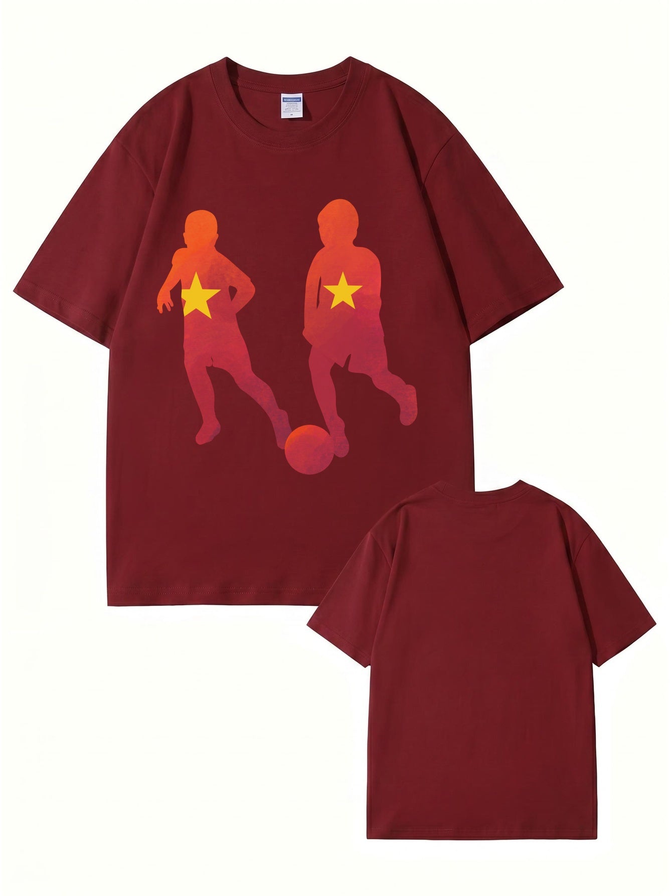 Vietnam Flag Soccer Kids Print T-Shirt - 22 Colors, 200gsm Premium Cotton