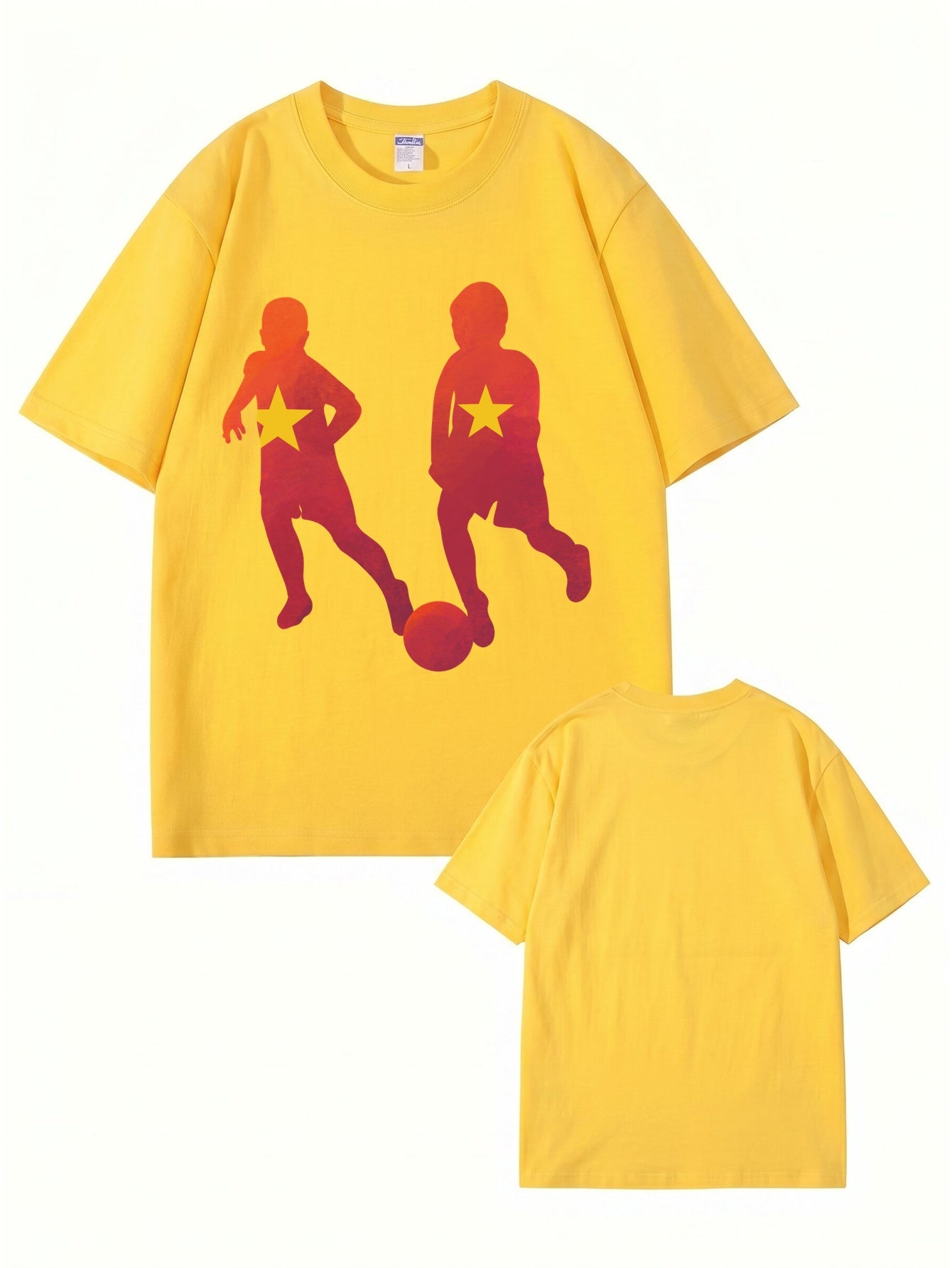 Vietnam Flag Soccer Kids Print T-Shirt - 22 Colors, 200gsm Premium Cotton