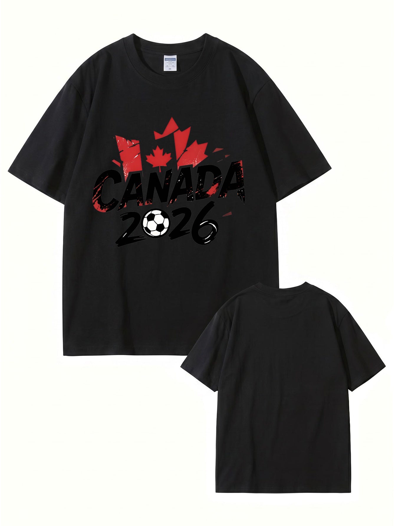 Canada 2026 Soccer Maple Leaf Graphic T-Shirt
