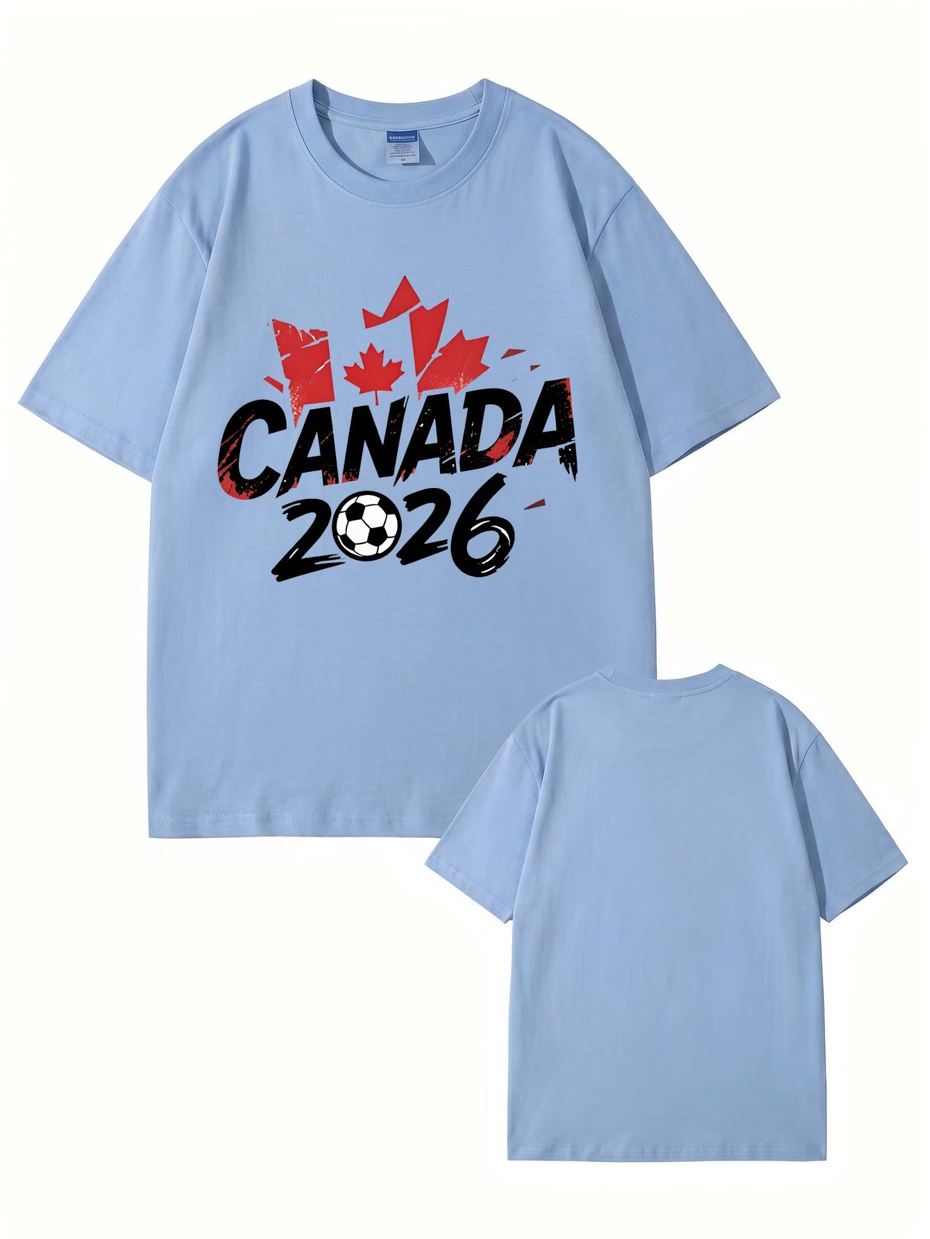 Canada 2026 Soccer Maple Leaf Graphic T-Shirt