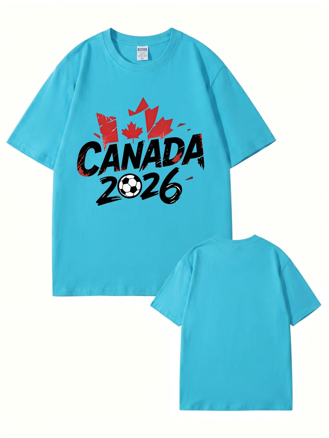 Canada 2026 Soccer Maple Leaf Graphic T-Shirt
