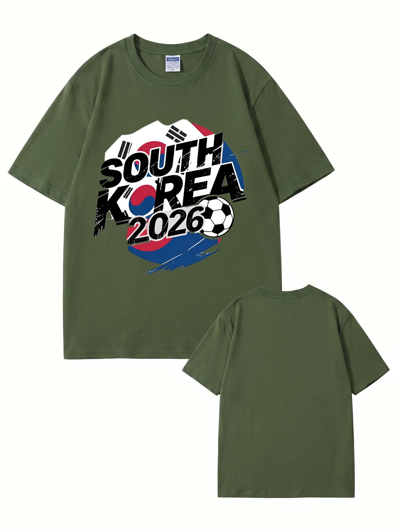 South Korea 2026 Soccer Graphic T-Shirt - Premium Cotton Tee
