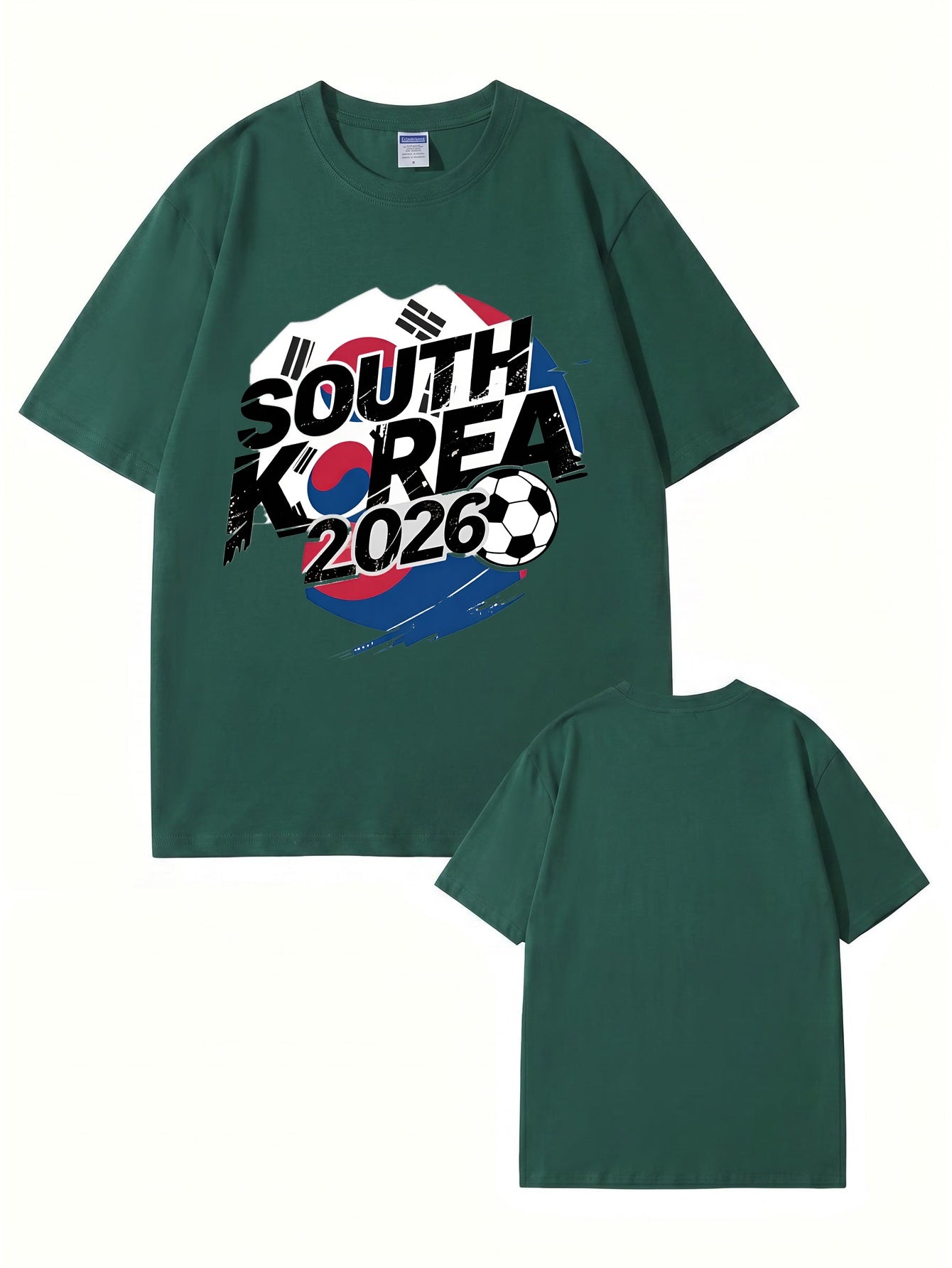 South Korea 2026 Soccer Graphic T-Shirt - Premium Cotton Tee