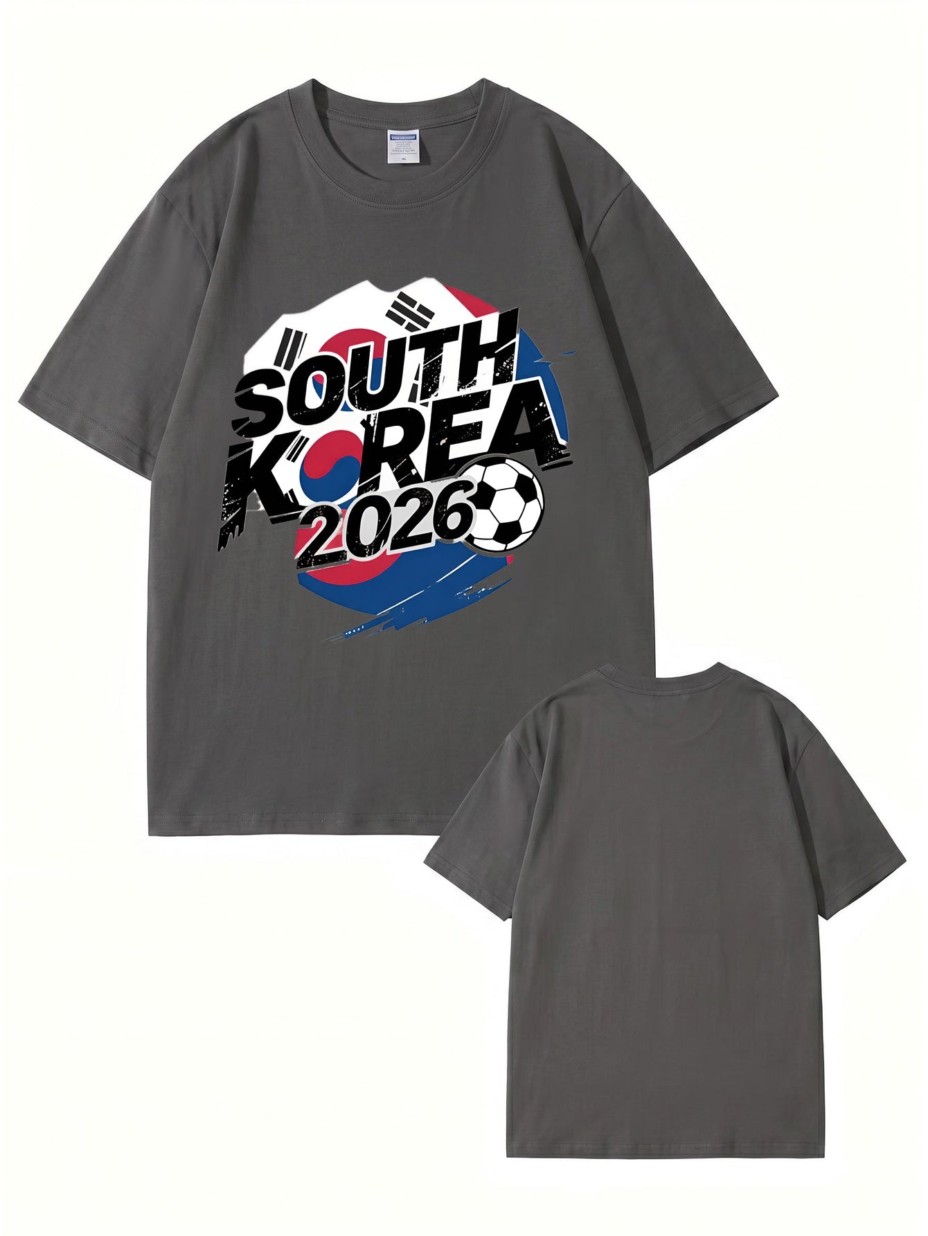 South Korea 2026 Soccer Graphic T-Shirt - Premium Cotton Tee