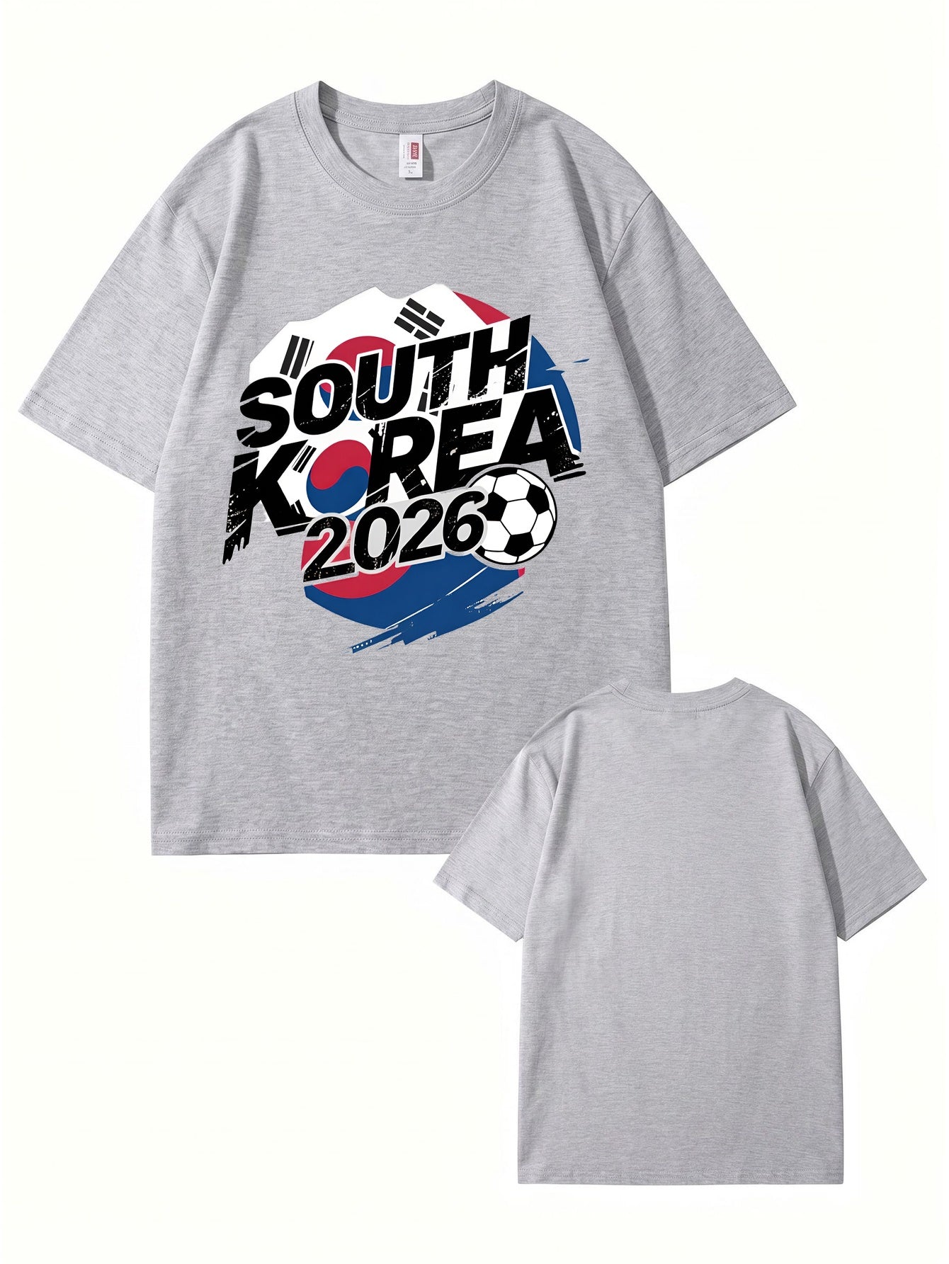 South Korea 2026 Soccer Graphic T-Shirt - Premium Cotton Tee