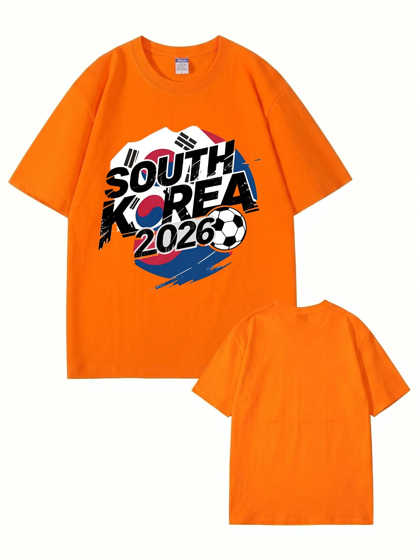 South Korea 2026 Soccer Graphic T-Shirt - Premium Cotton Tee