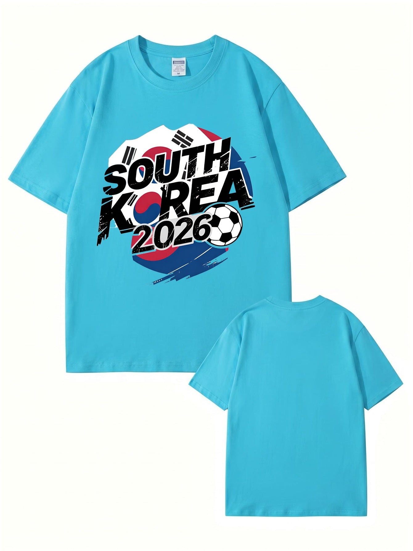 South Korea 2026 Soccer Graphic T-Shirt - Premium Cotton Tee
