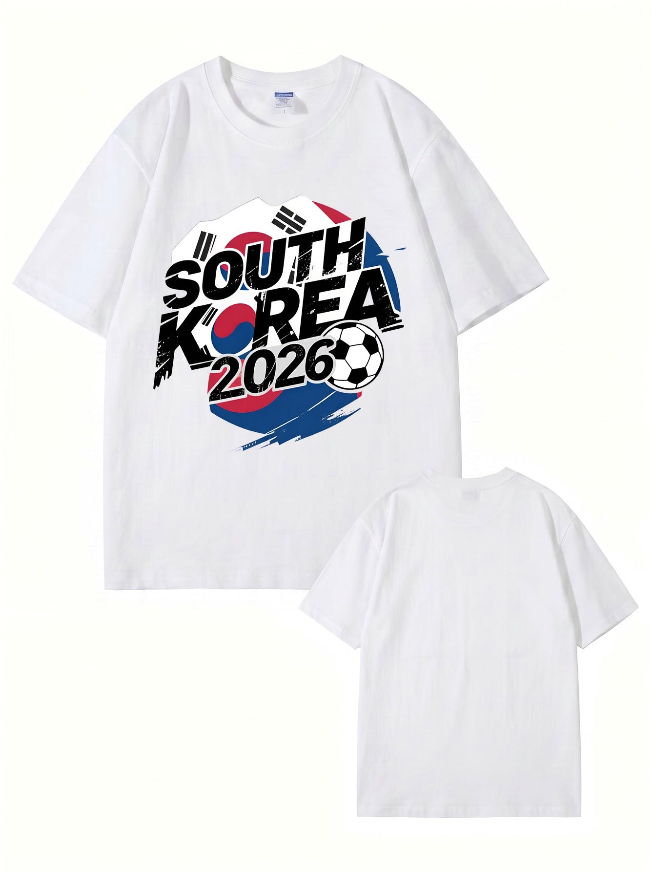 South Korea 2026 Soccer Graphic T-Shirt - Premium Cotton Tee