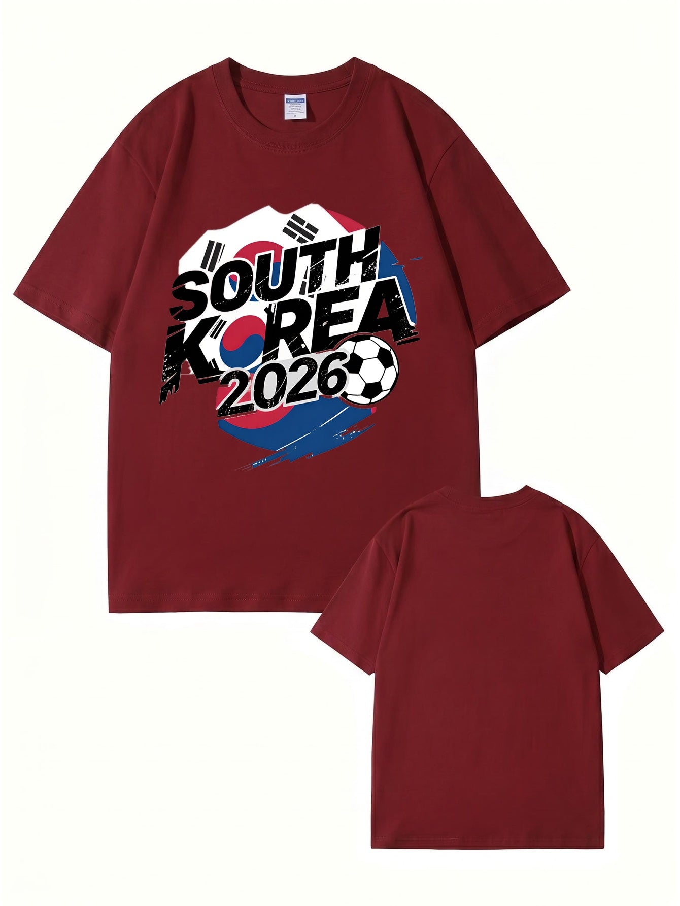 South Korea 2026 Soccer Graphic T-Shirt - Premium Cotton Tee