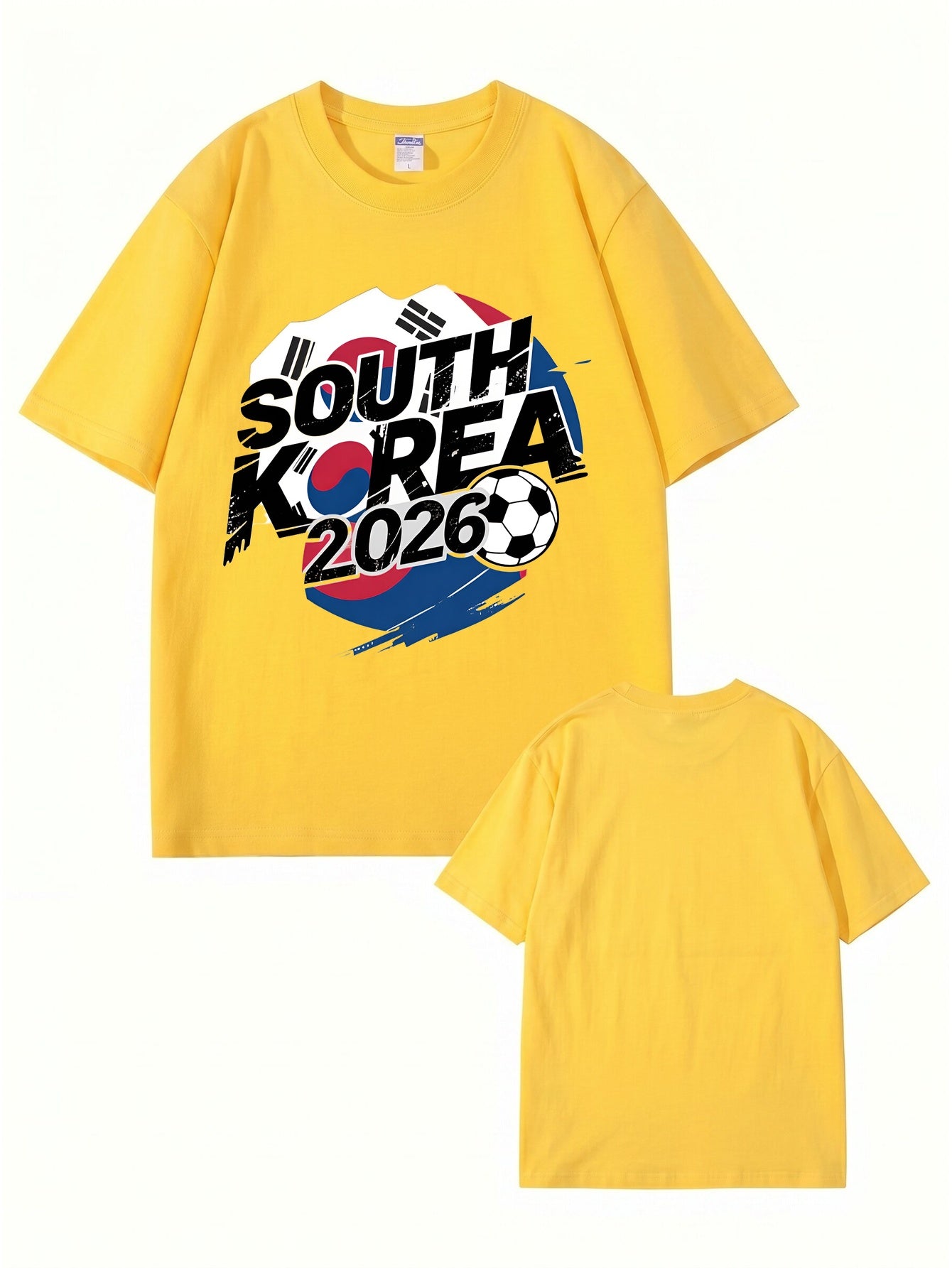 South Korea 2026 Soccer Graphic T-Shirt - Premium Cotton Tee