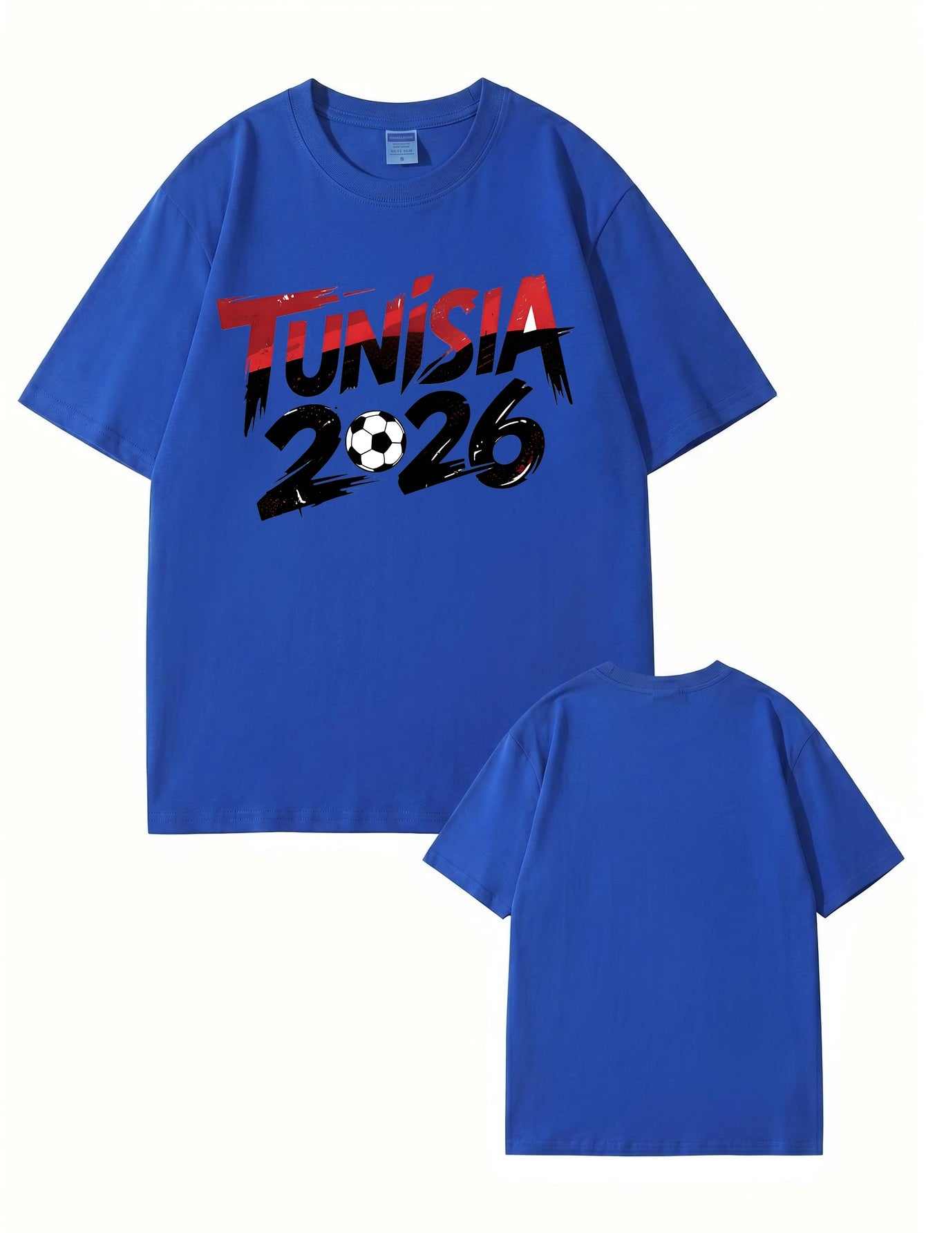 Tunisia 2026 Soccer Graphic T-Shirt - Premium Cotton Tee