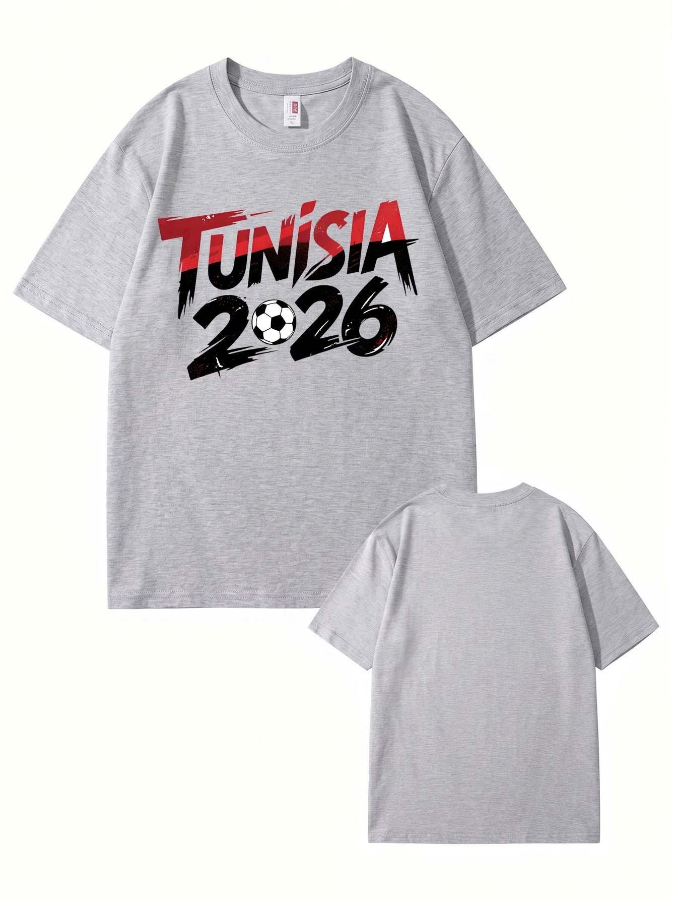 Tunisia 2026 Soccer Graphic T-Shirt - Premium Cotton Tee