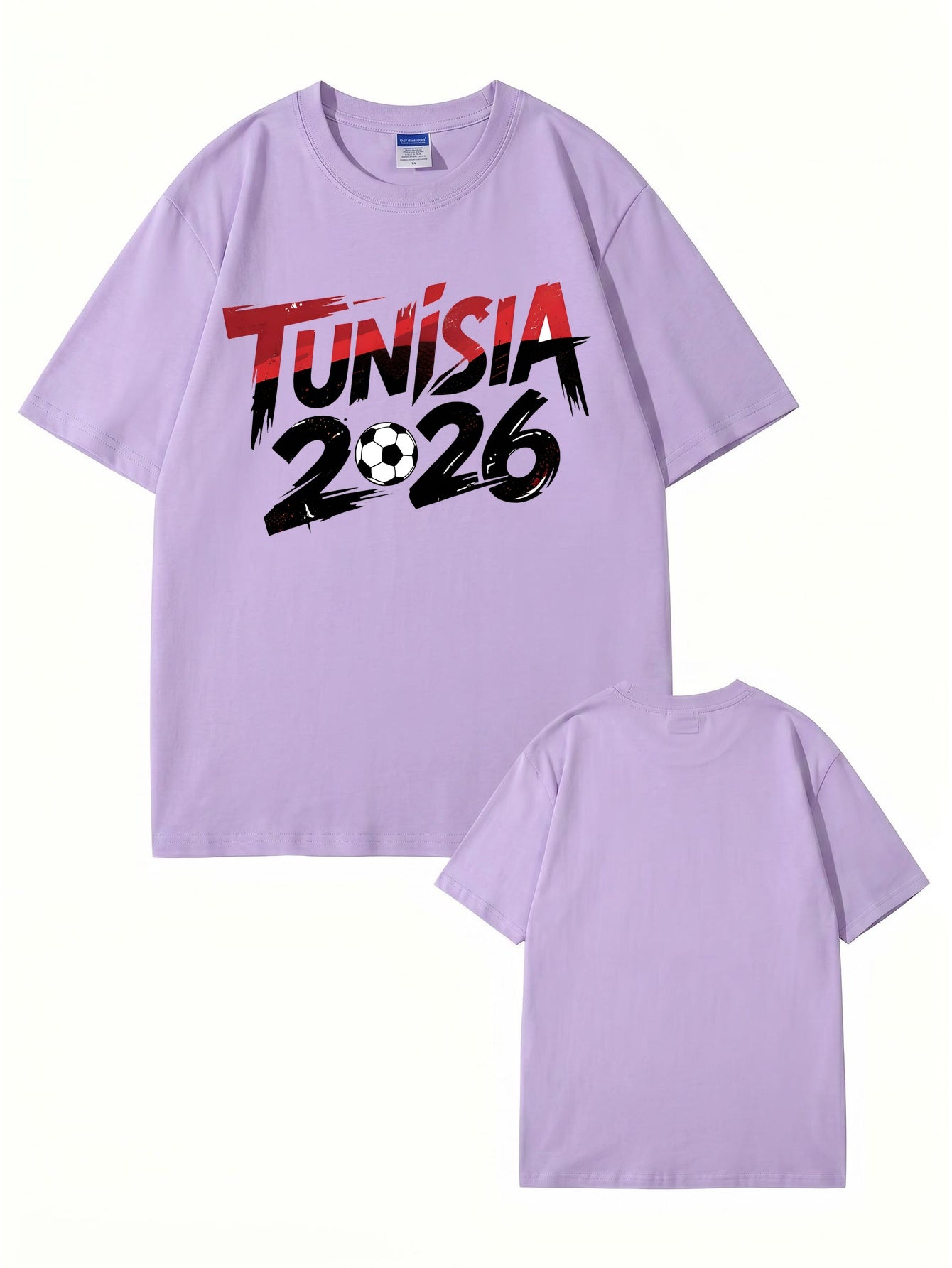 Tunisia 2026 Soccer Graphic T-Shirt - Premium Cotton Tee