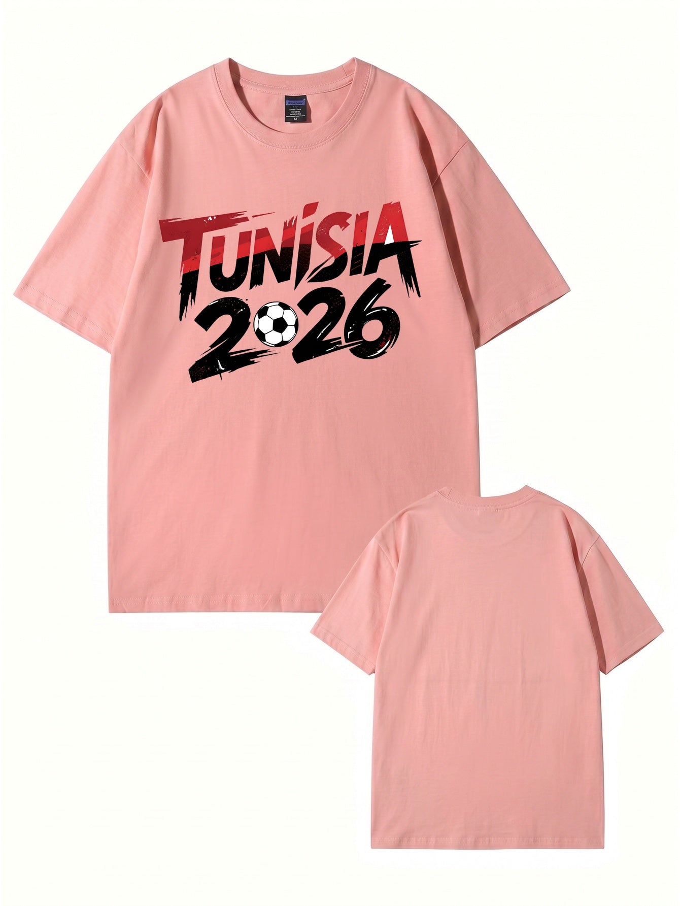 Tunisia 2026 Soccer Graphic T-Shirt - Premium Cotton Tee