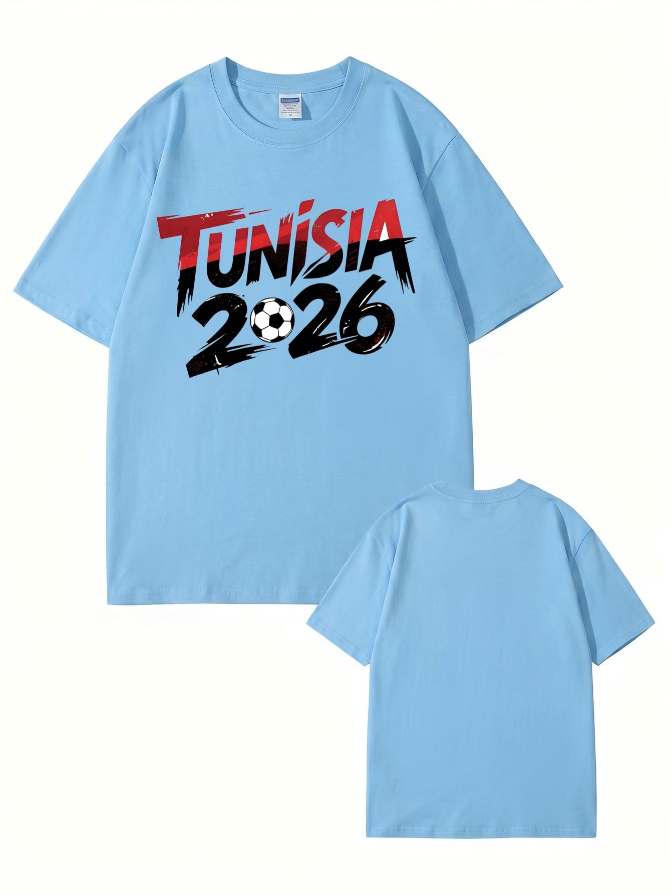 Tunisia 2026 Soccer Graphic T-Shirt - Premium Cotton Tee