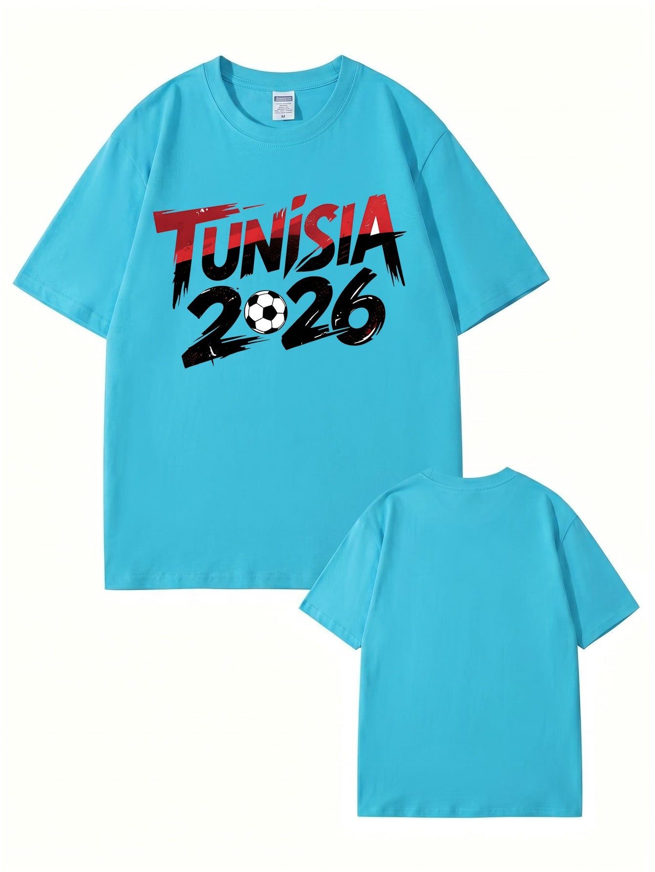 Tunisia 2026 Soccer Graphic T-Shirt - Premium Cotton Tee