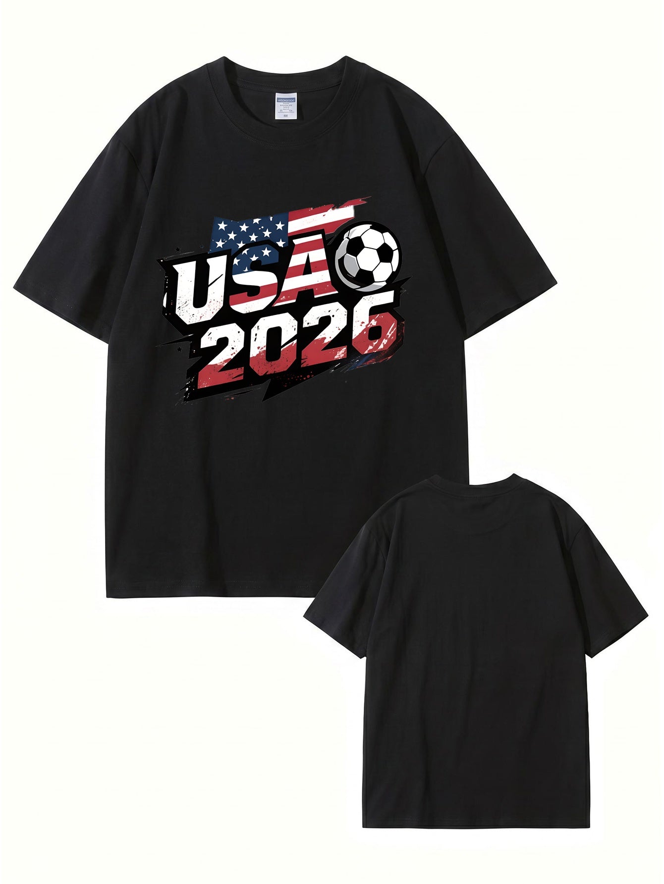USA 2026 Soccer World Cup Graphic T-Shirt - Premium 200gsm Cotton