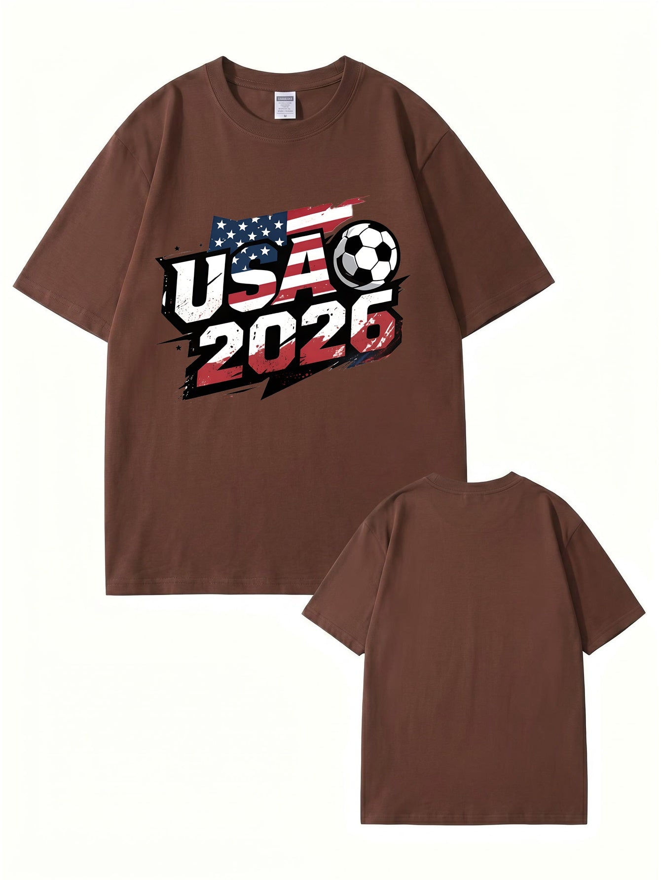 USA 2026 Soccer World Cup Graphic T-Shirt - Premium 200gsm Cotton