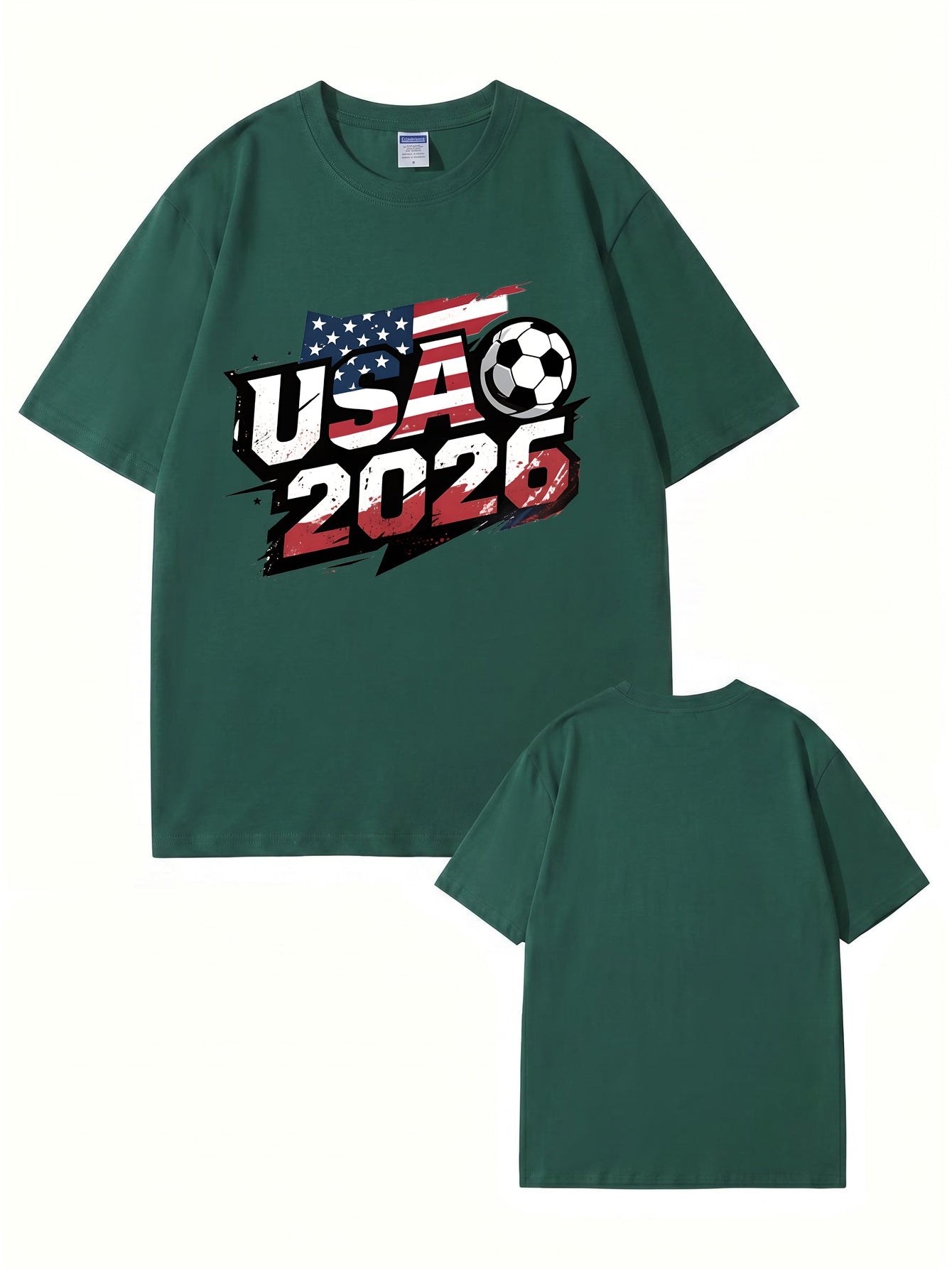 USA 2026 Soccer World Cup Graphic T-Shirt - Premium 200gsm Cotton