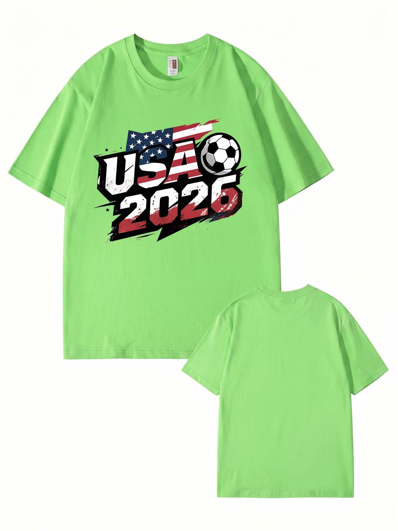 USA 2026 Soccer World Cup Graphic T-Shirt - Premium 200gsm Cotton