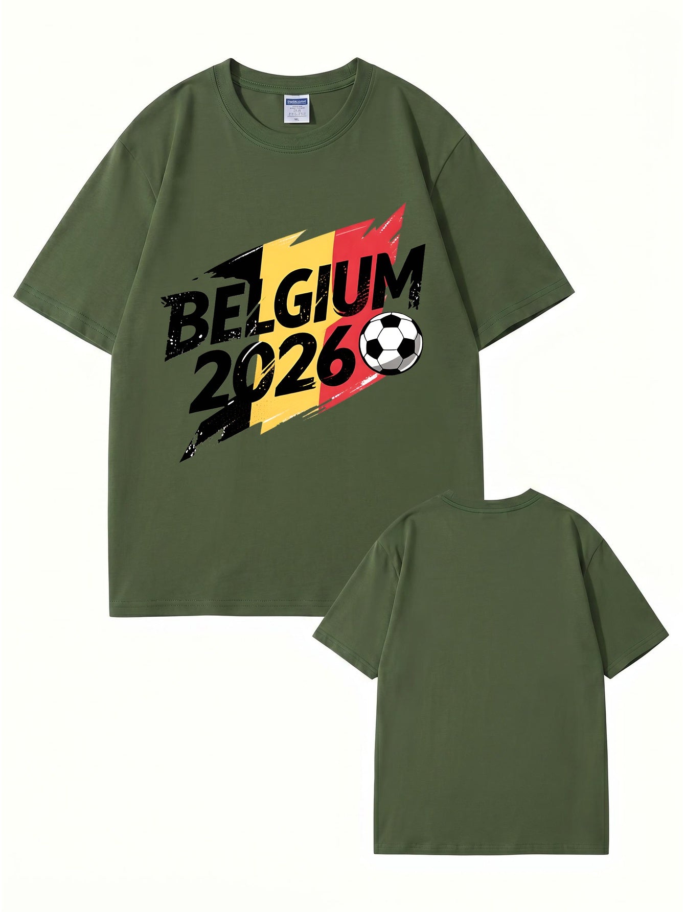 Belgium 2026 Soccer Graphic T-Shirt - Premium Cotton Fan Apparel