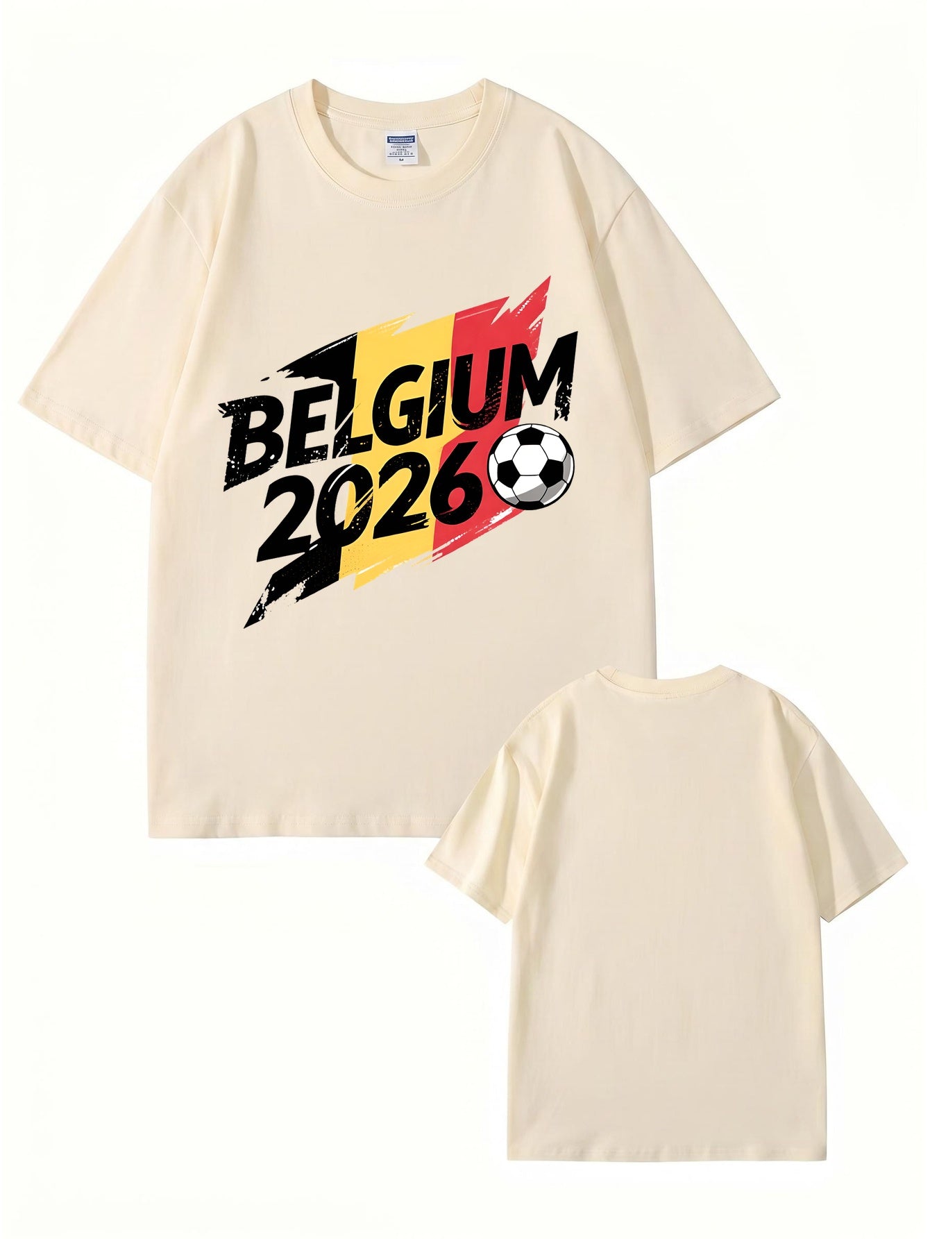 Belgium 2026 Soccer Graphic T-Shirt - Premium Cotton Fan Apparel