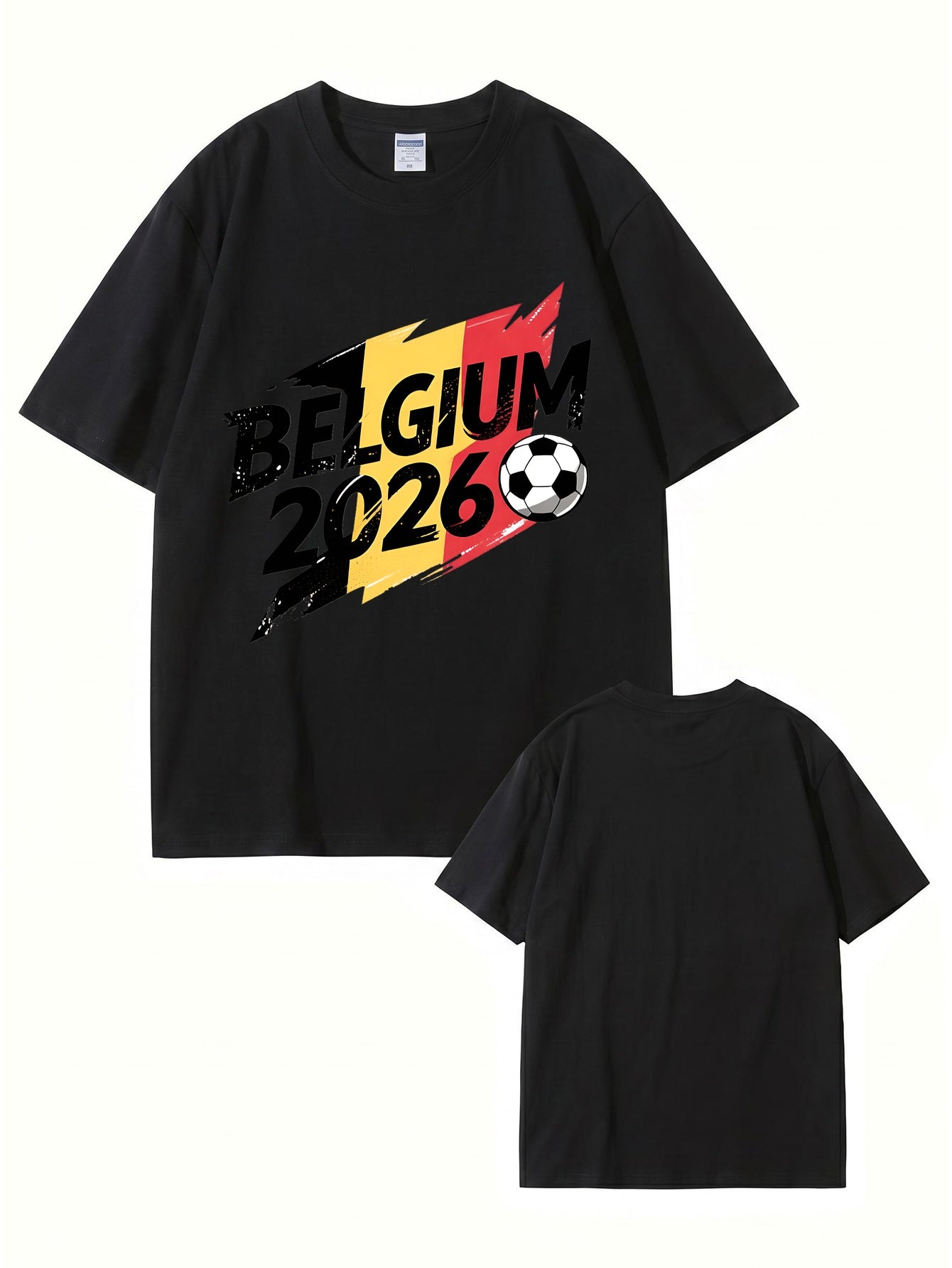 Belgium 2026 Soccer Graphic T-Shirt - Premium Cotton Fan Apparel