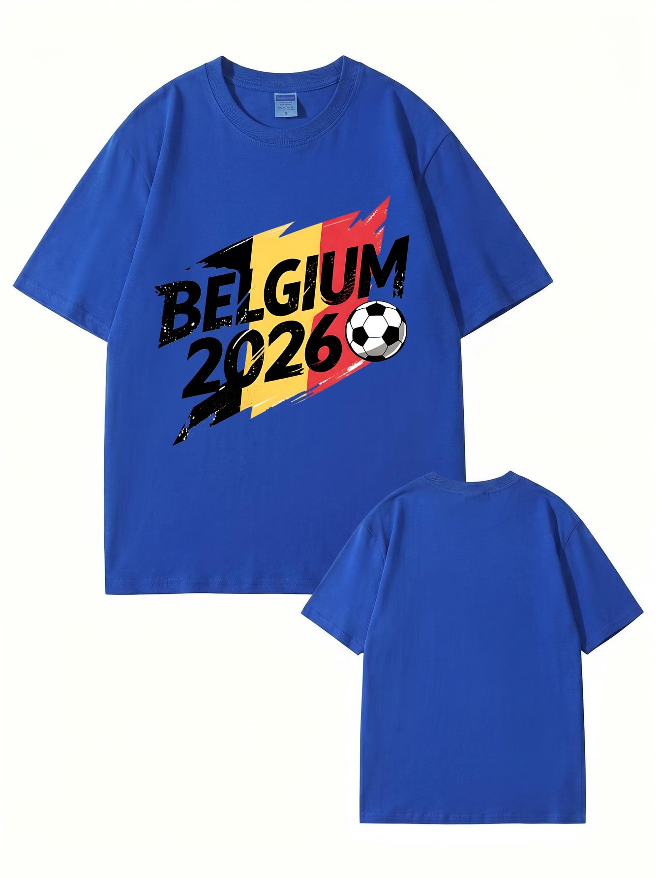 Belgium 2026 Soccer Graphic T-Shirt - Premium Cotton Fan Apparel