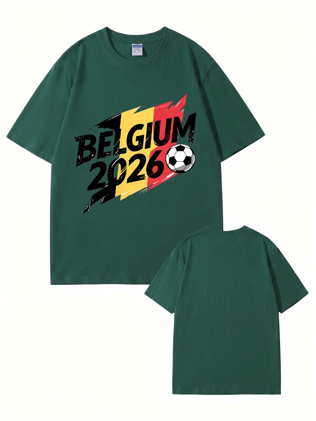 Belgium 2026 Soccer Graphic T-Shirt - Premium Cotton Fan Apparel