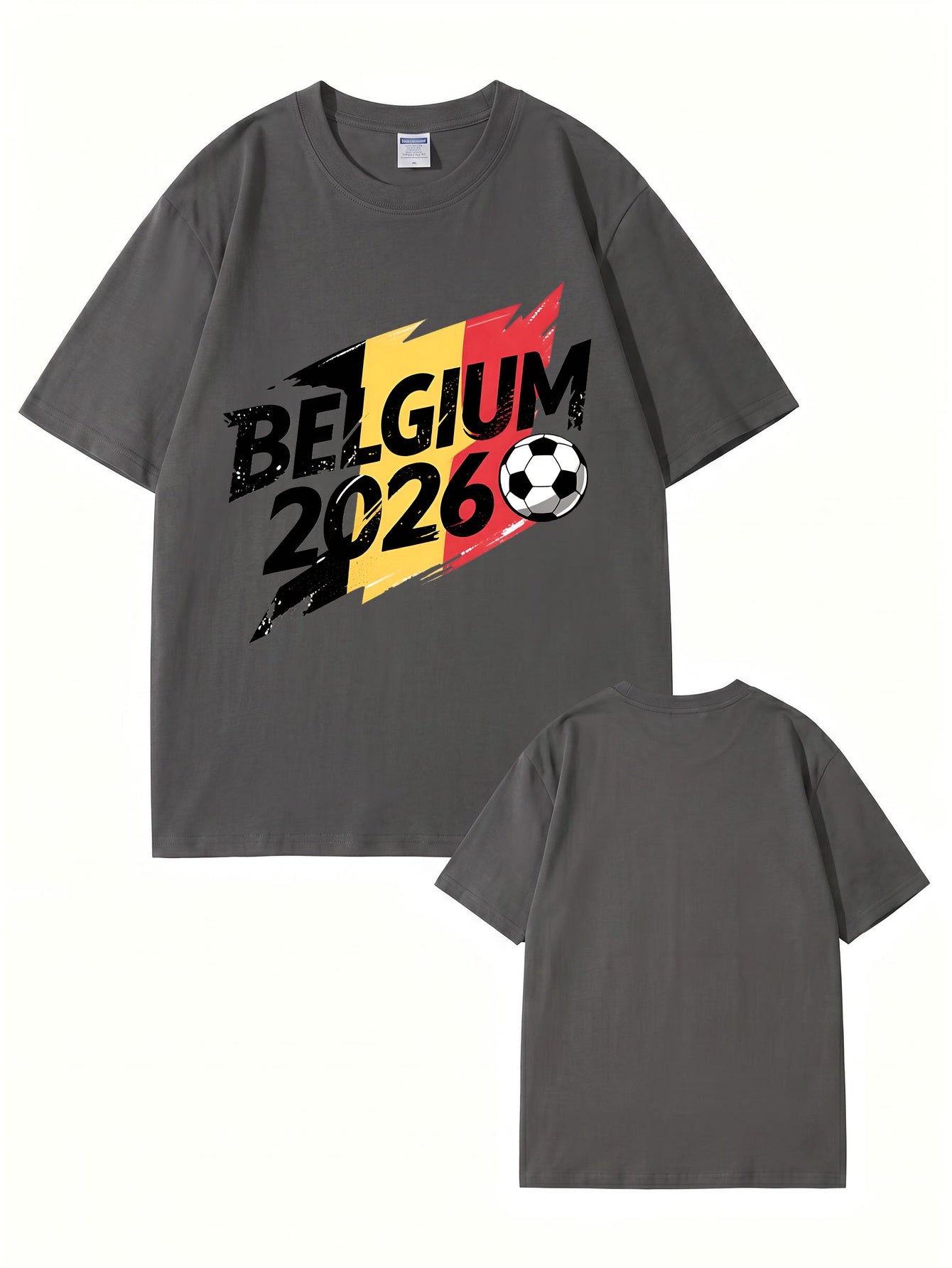 Belgium 2026 Soccer Graphic T-Shirt - Premium Cotton Fan Apparel