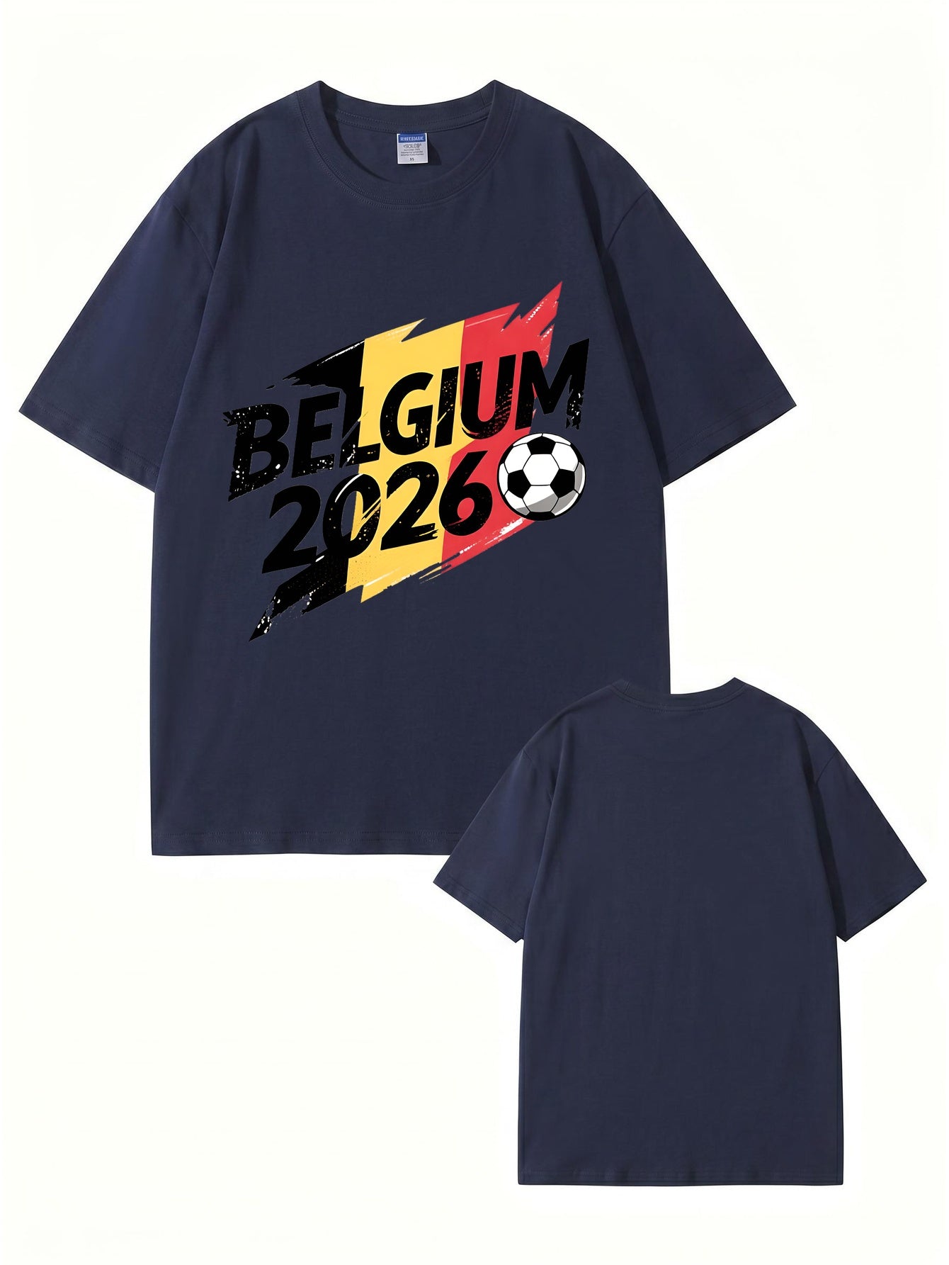 Belgium 2026 Soccer Graphic T-Shirt - Premium Cotton Fan Apparel