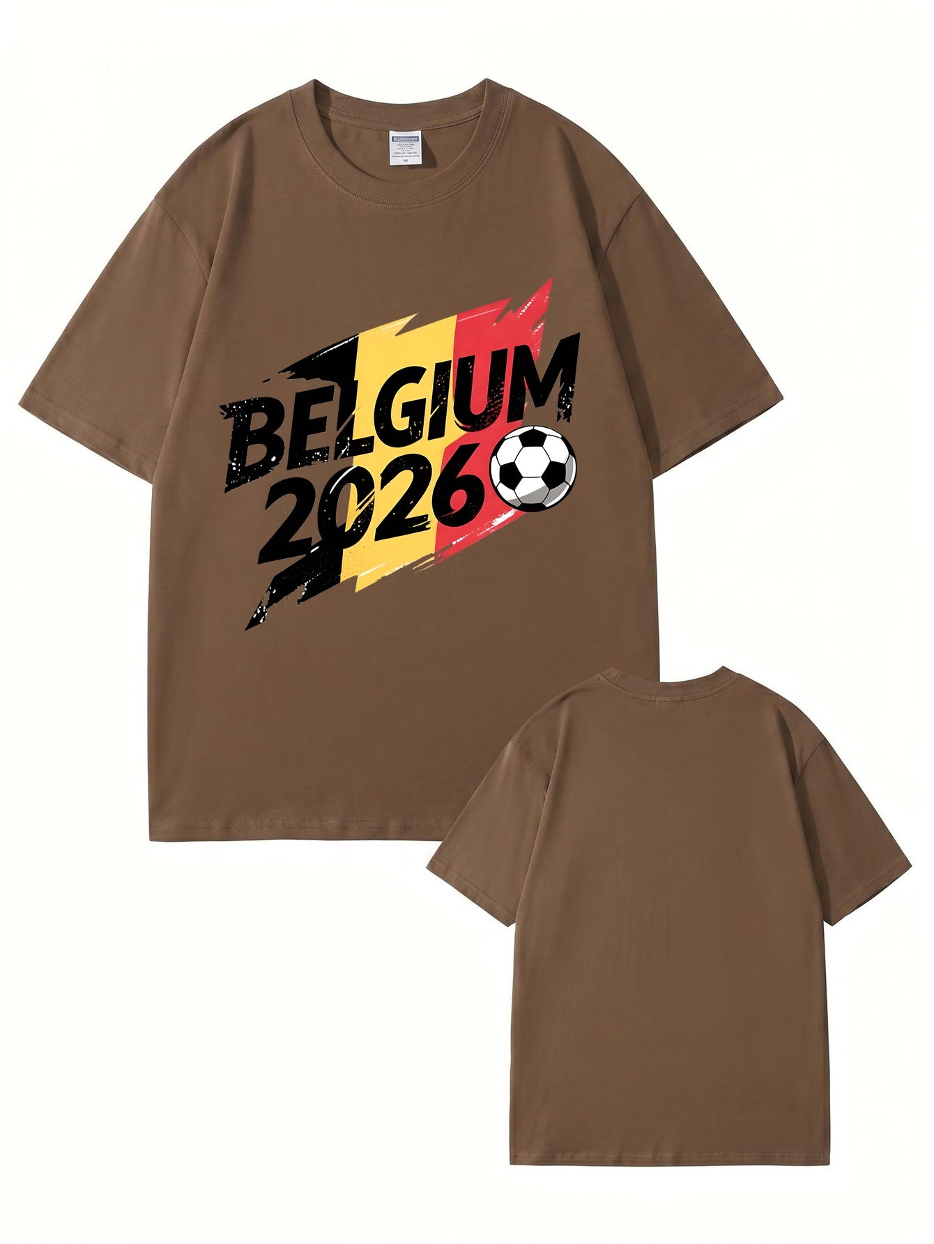 Belgium 2026 Soccer Graphic T-Shirt - Premium Cotton Fan Apparel