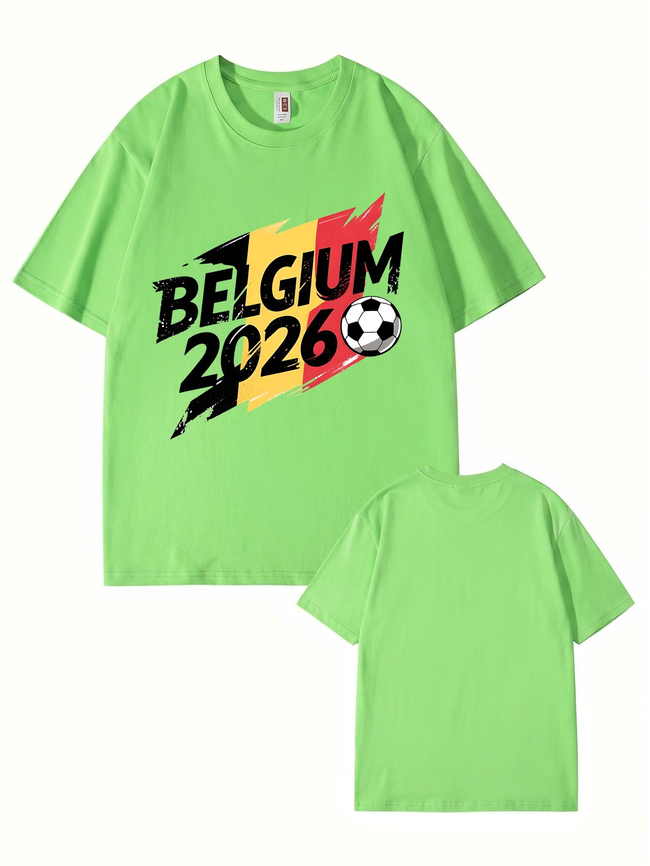 Belgium 2026 Soccer Graphic T-Shirt - Premium Cotton Fan Apparel