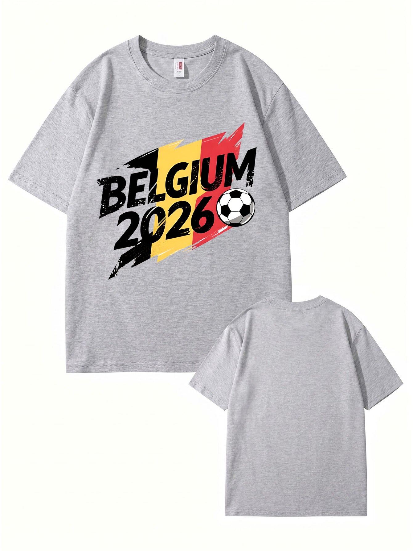 Belgium 2026 Soccer Graphic T-Shirt - Premium Cotton Fan Apparel