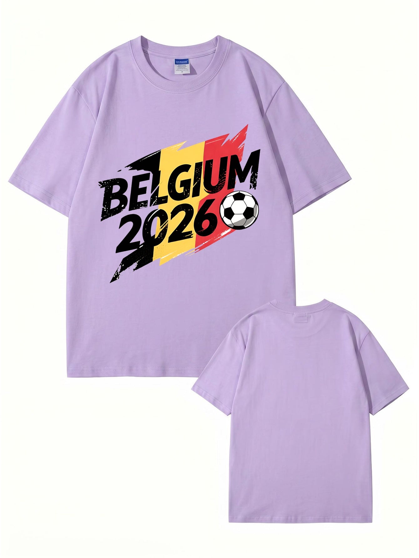 Belgium 2026 Soccer Graphic T-Shirt - Premium Cotton Fan Apparel