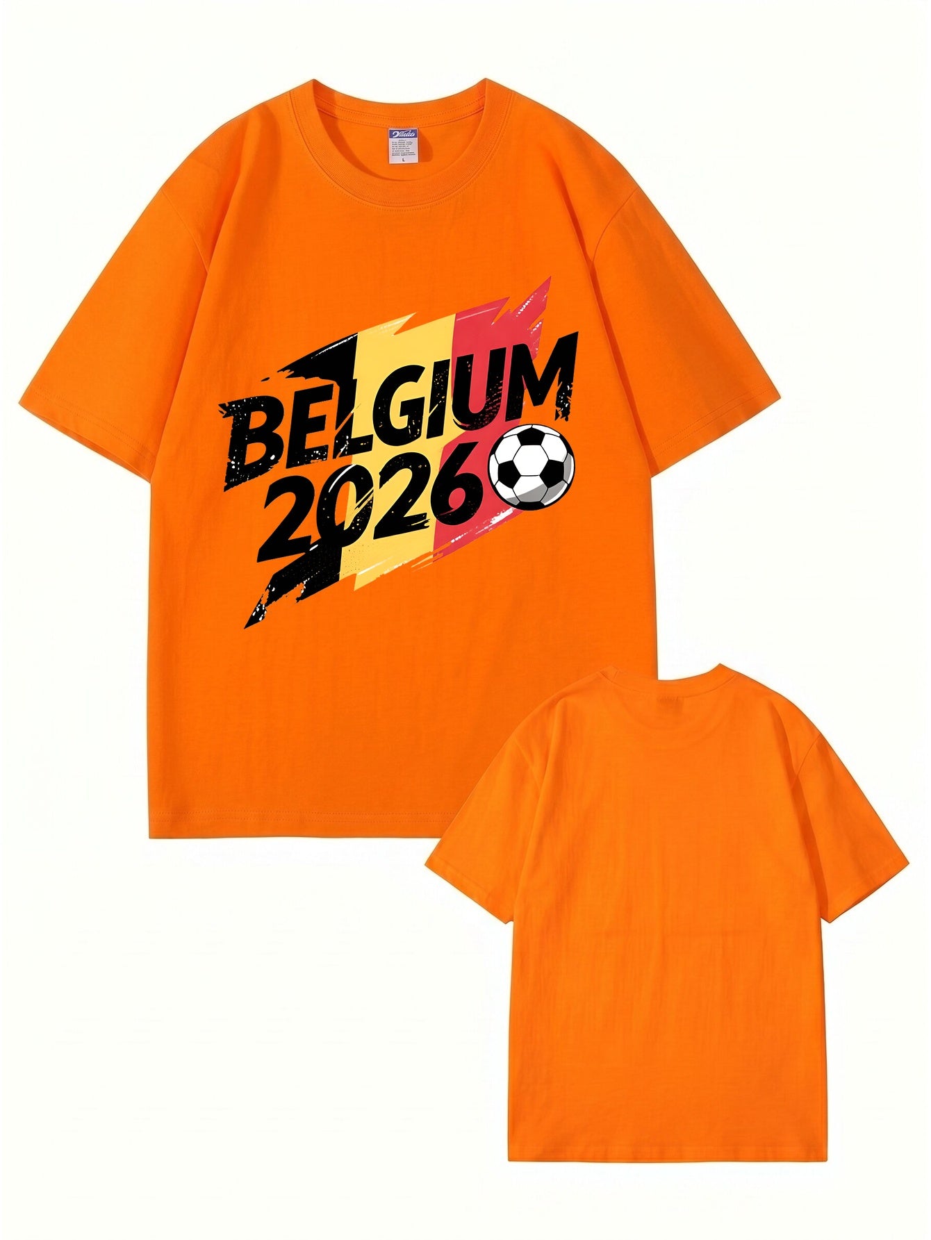 Belgium 2026 Soccer Graphic T-Shirt - Premium Cotton Fan Apparel