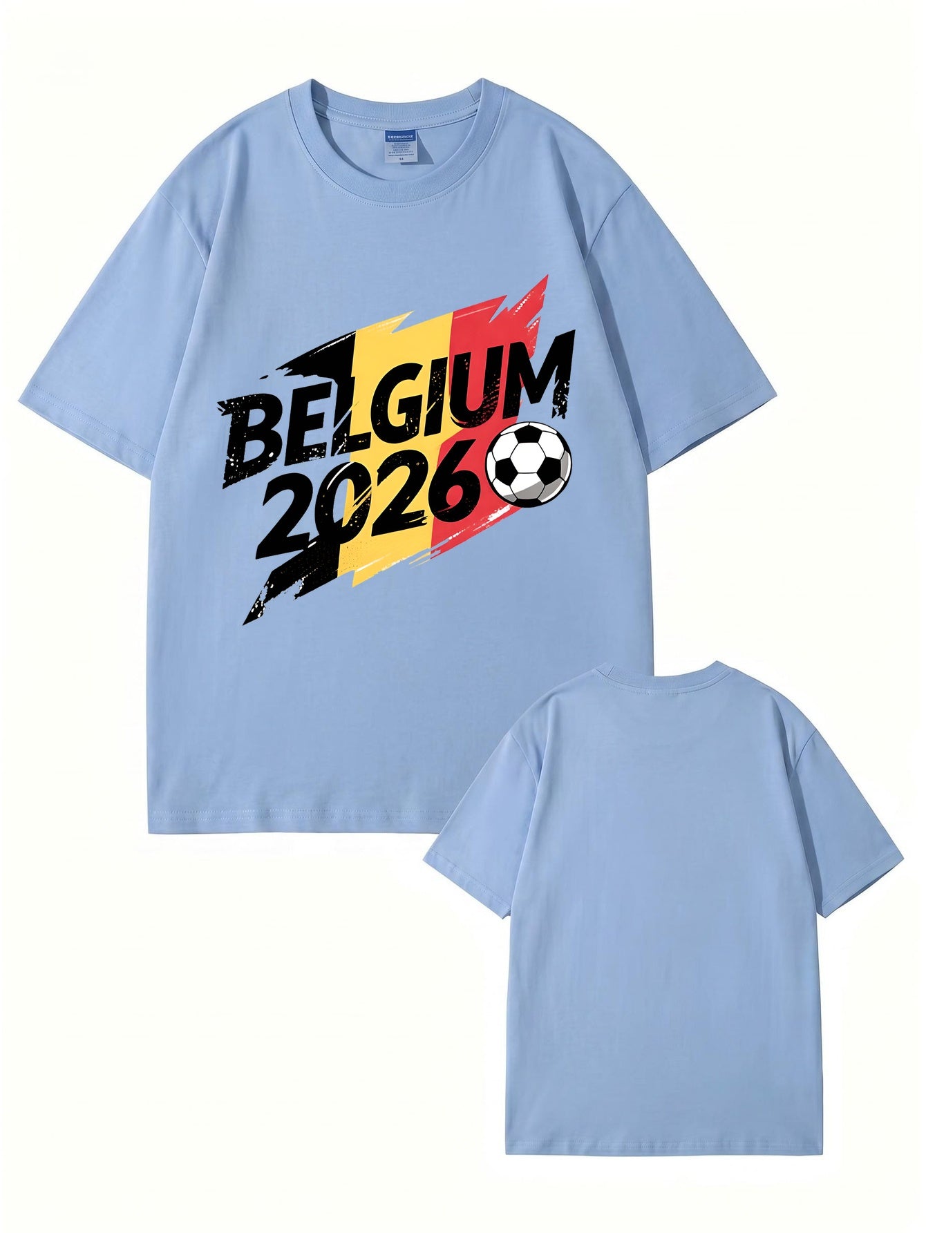 Belgium 2026 Soccer Graphic T-Shirt - Premium Cotton Fan Apparel
