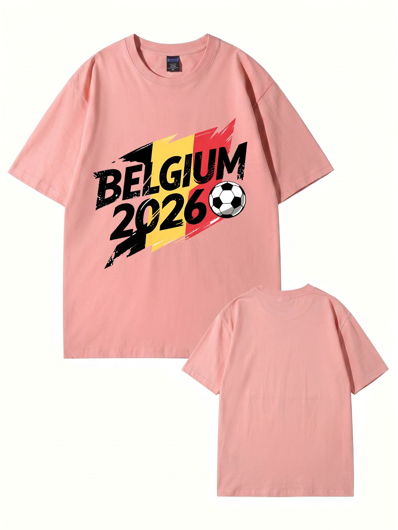 Belgium 2026 Soccer Graphic T-Shirt - Premium Cotton Fan Apparel