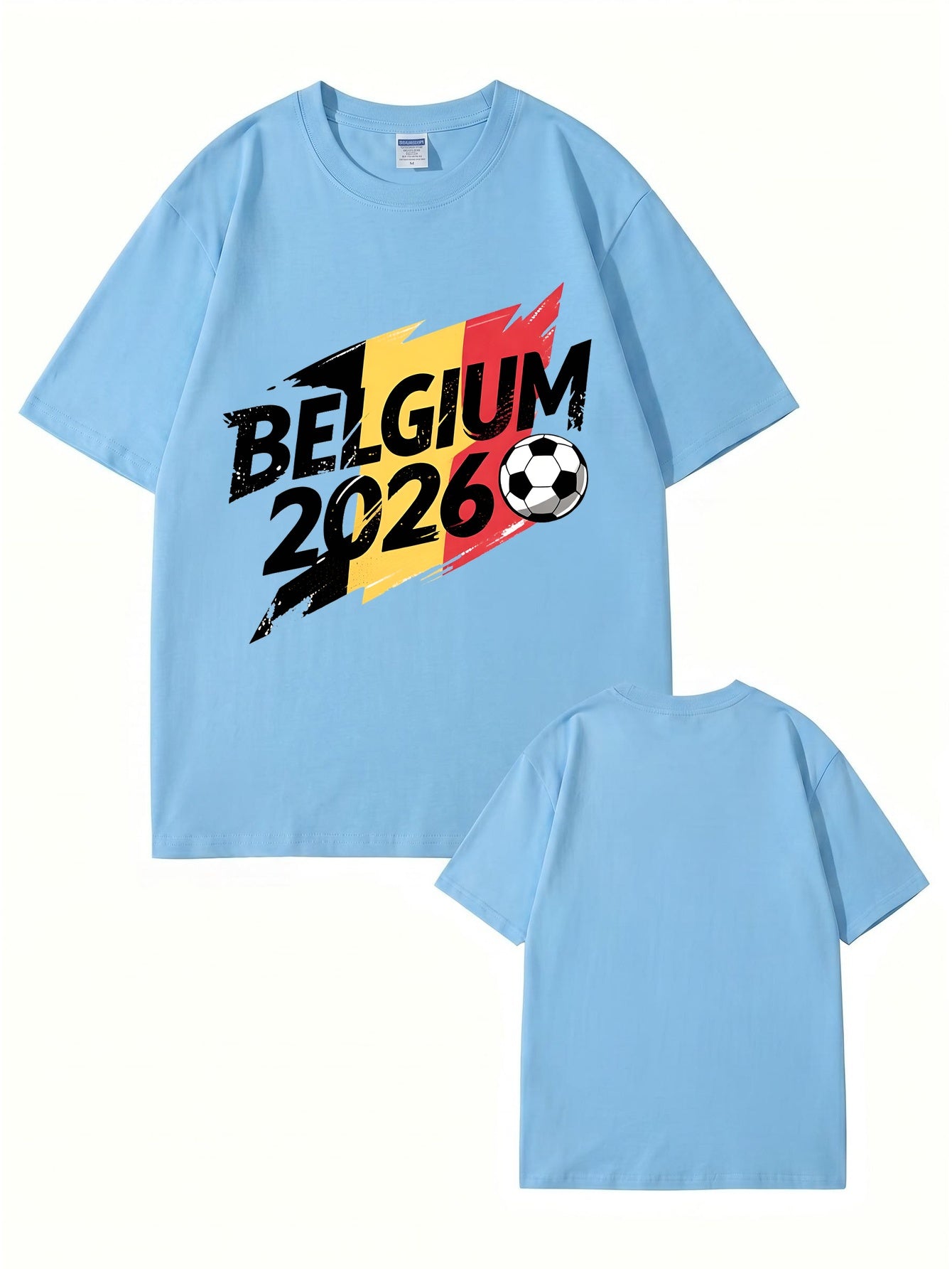 Belgium 2026 Soccer Graphic T-Shirt - Premium Cotton Fan Apparel