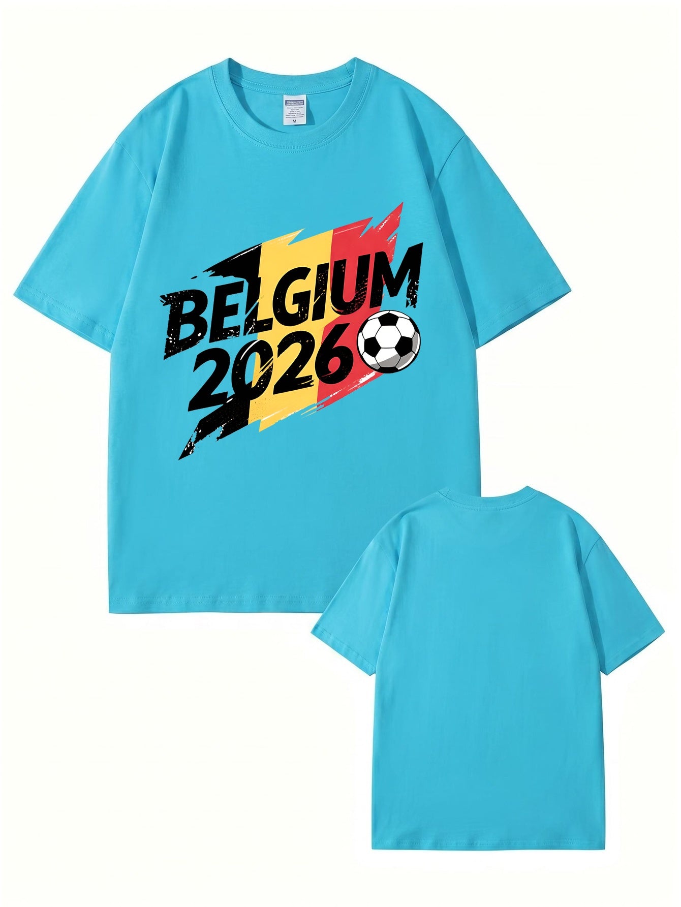 Belgium 2026 Soccer Graphic T-Shirt - Premium Cotton Fan Apparel